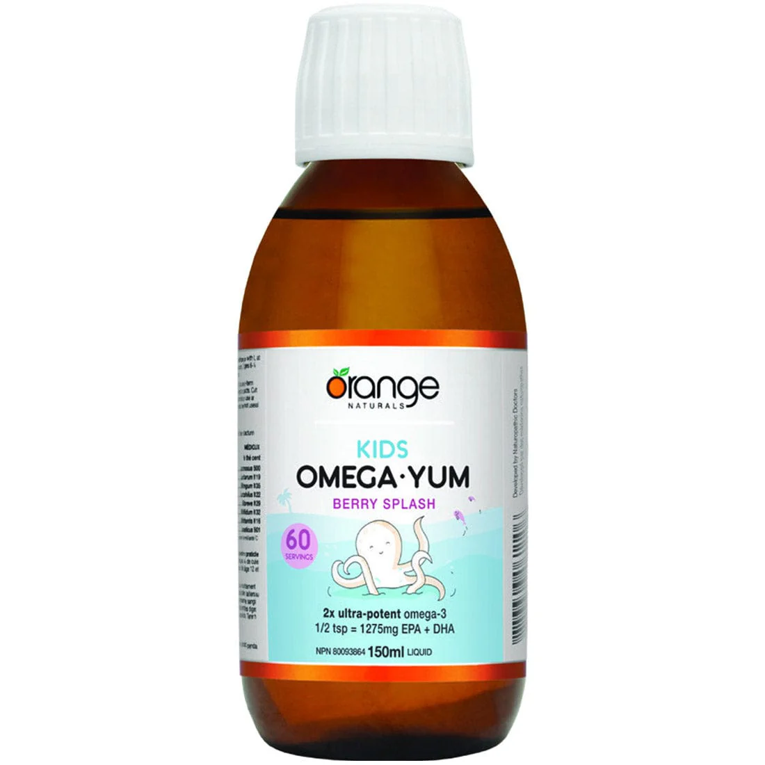 Orange Naturals Kids Omega YUM (Delicious Tasting Omega Oil), 150ml (NEW!) - Image 2