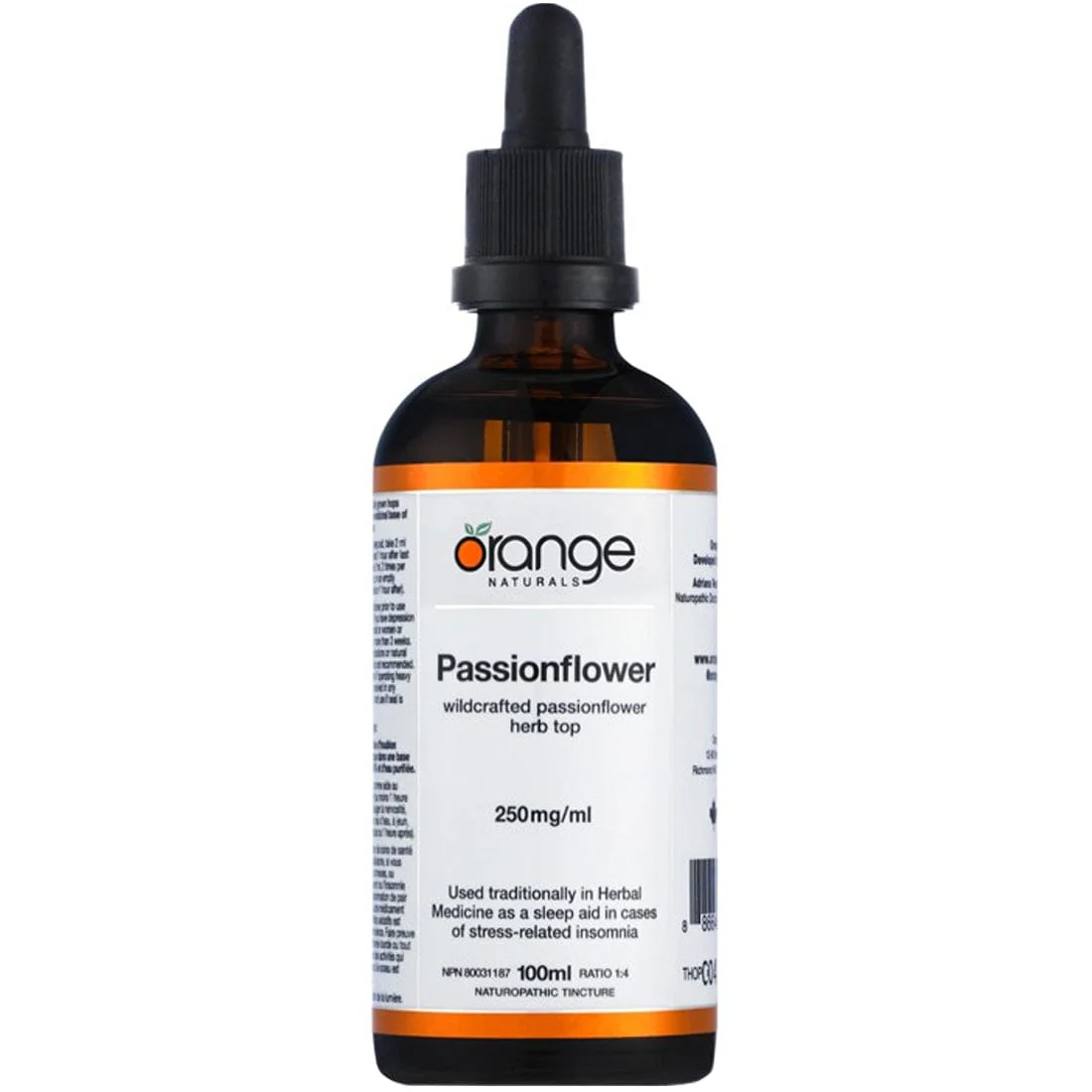 Orange Naturals Passion Flower, 100ml Tincture - Image 2