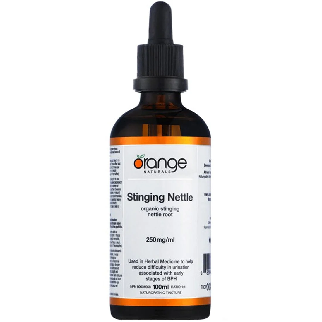 Orange Naturals Stinging Nettle (Root), 100ml Tincture - Image 2