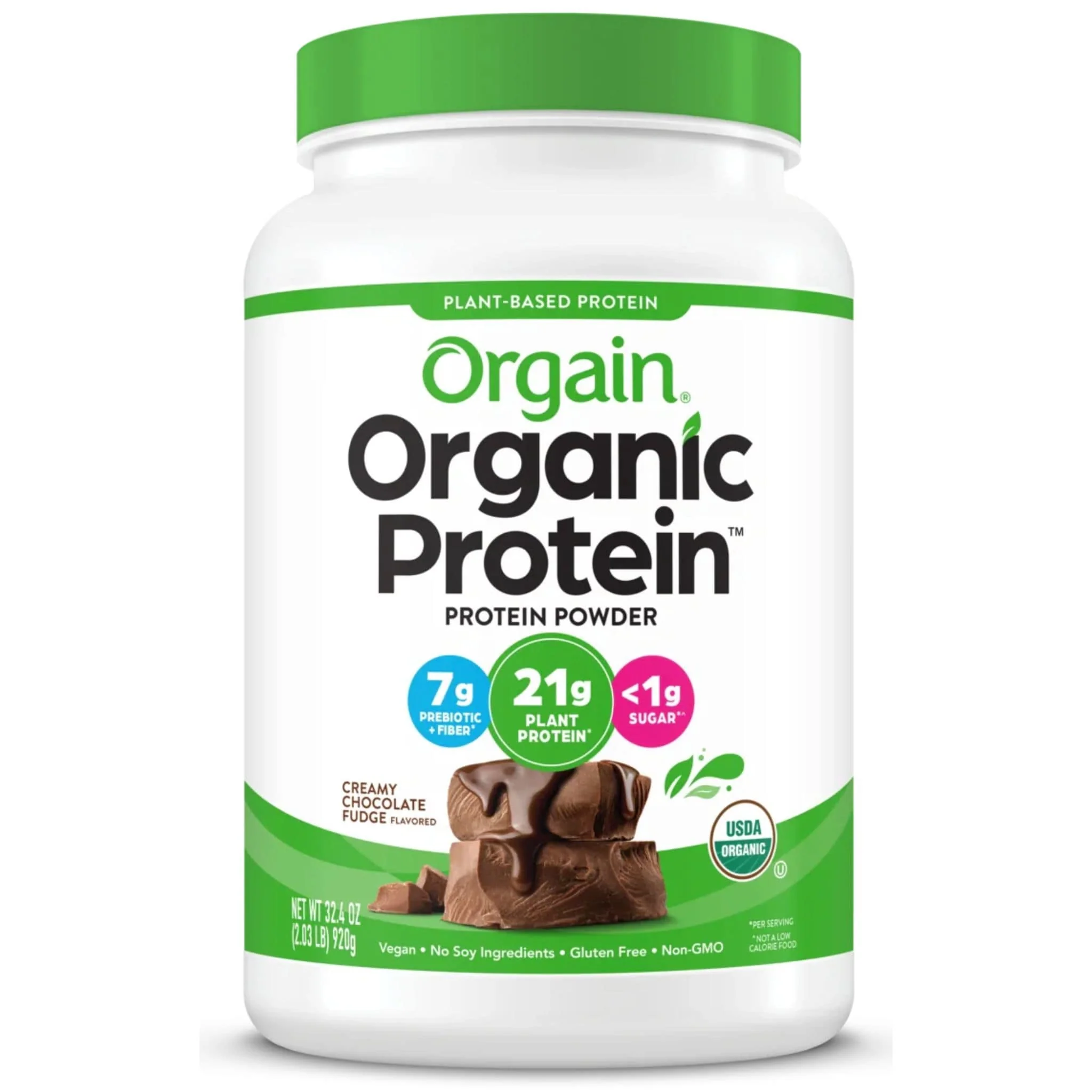 Orgain Organic Protein Powder, 21g of Plant Based Protein, 920g - Image 2