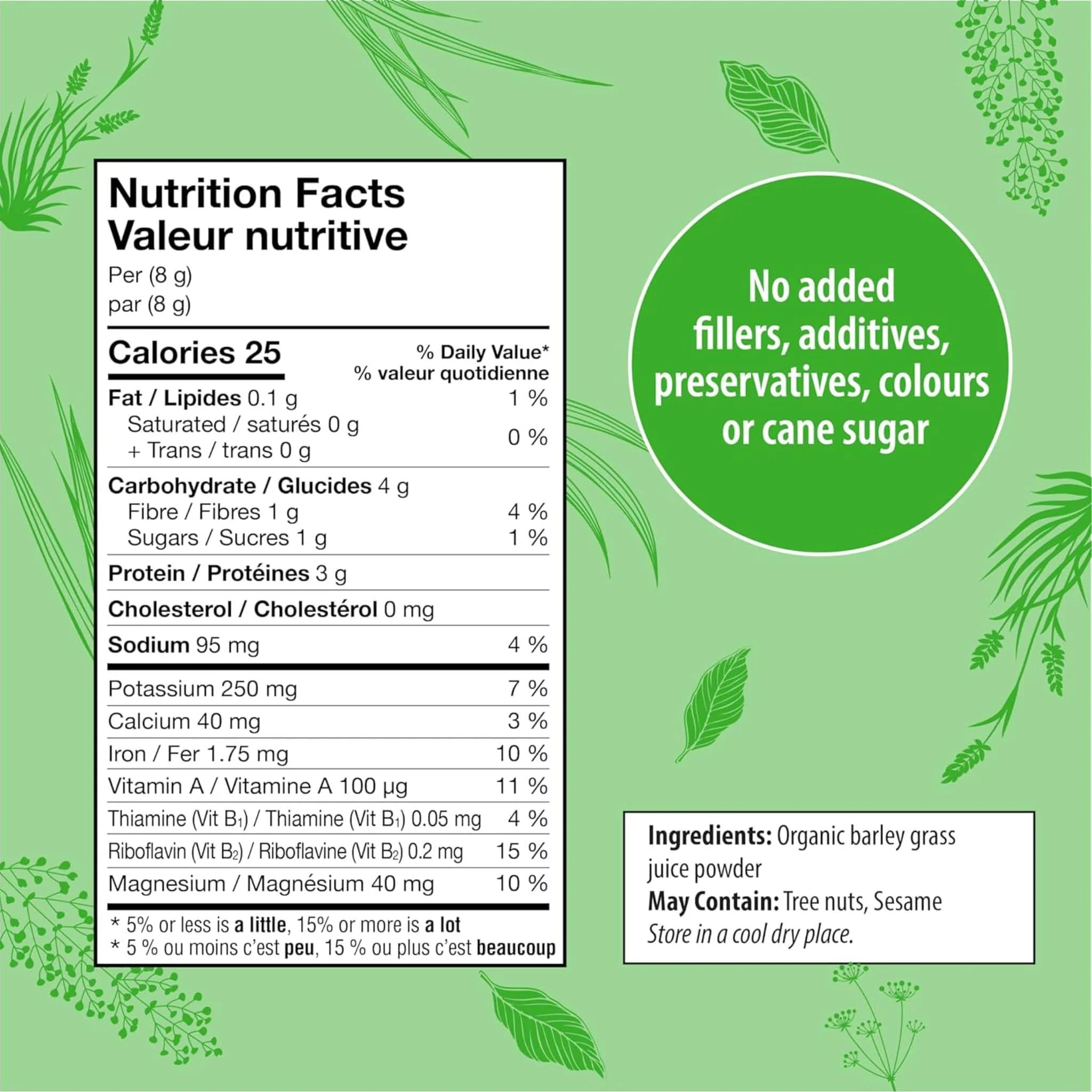 Organic Traditions Barley Grass Juice Powder, 150 g - Image 3