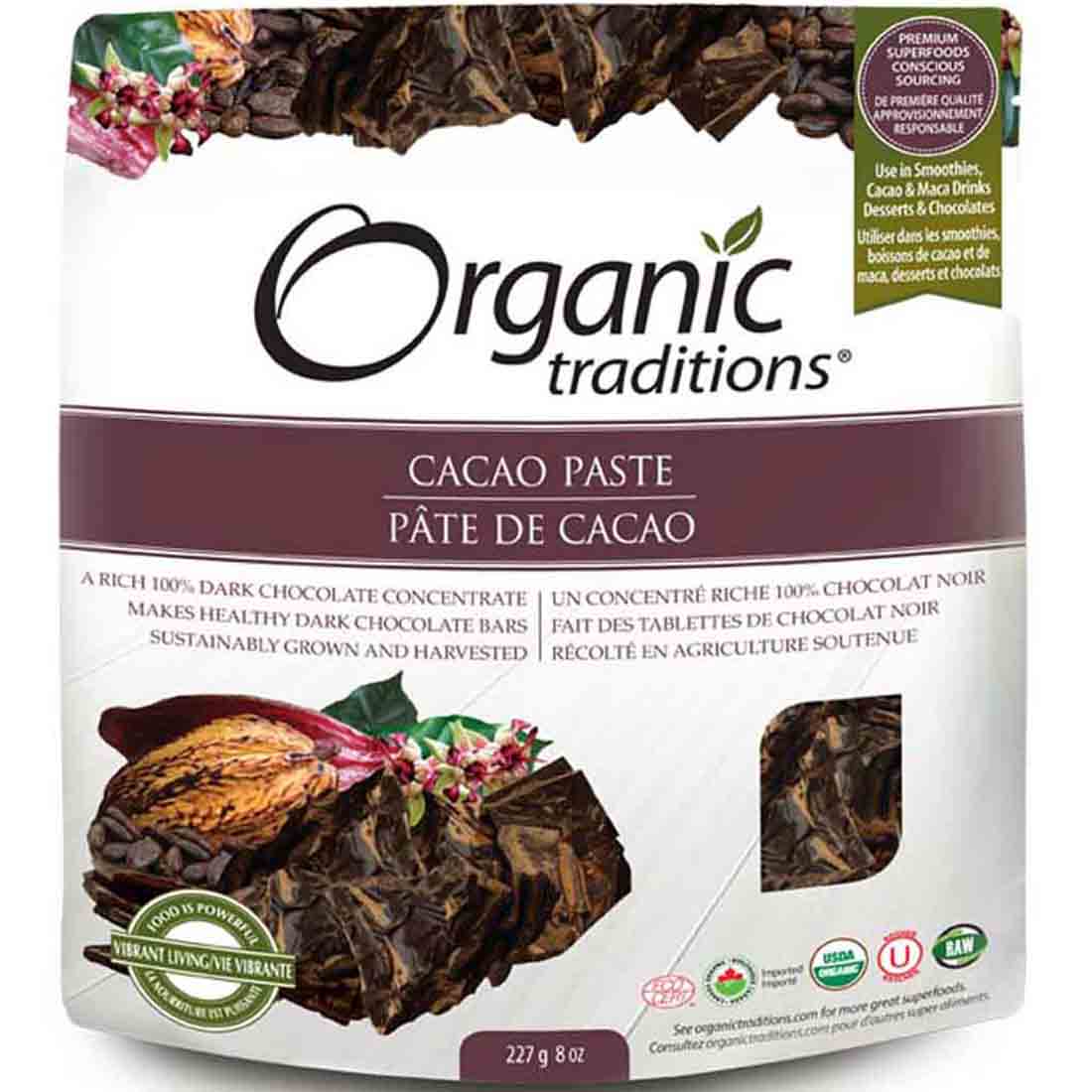 Organic Traditions Cacao Paste - Image 2