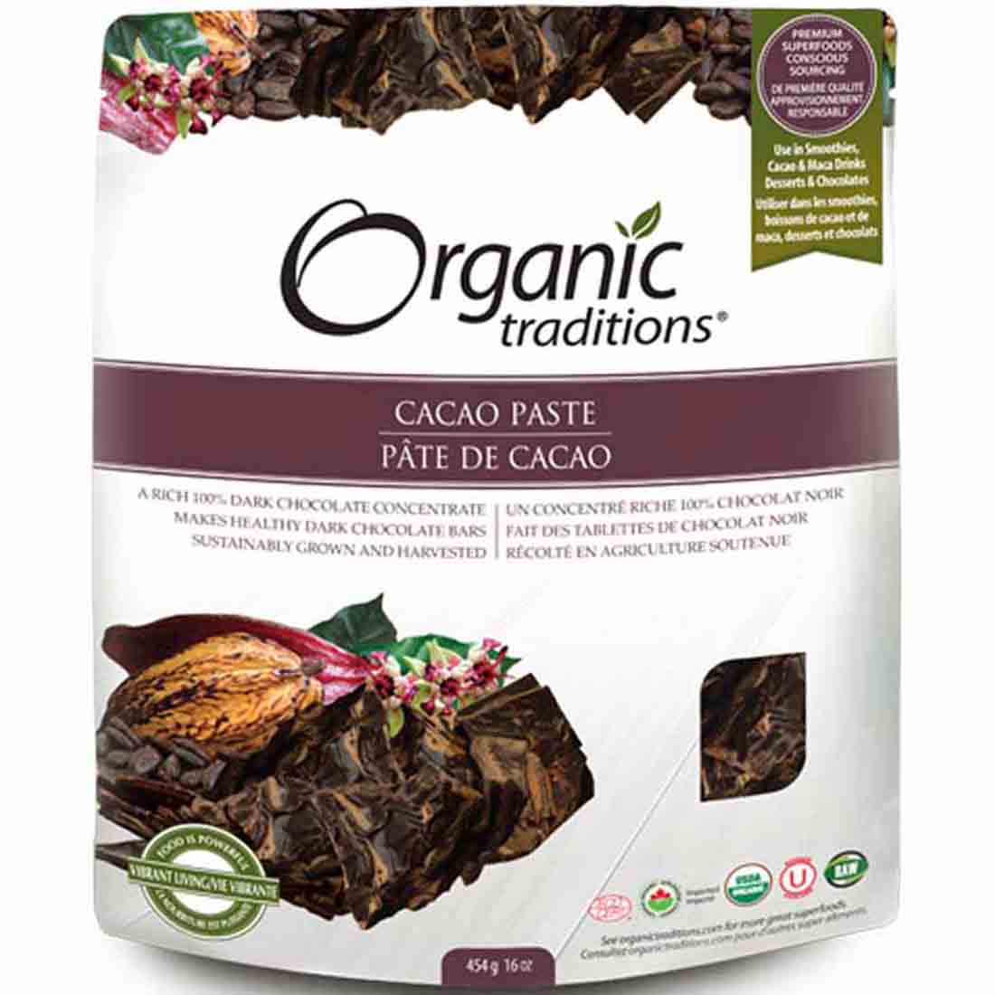 Organic Traditions Cacao Paste - Image 3