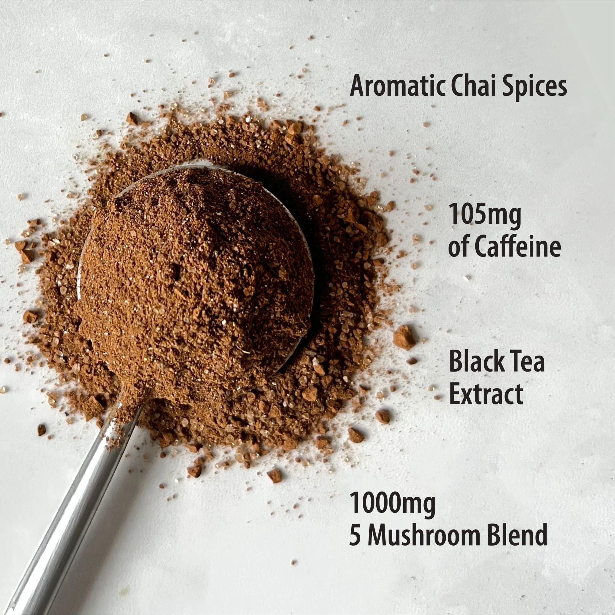 Organic Traditions Dirty Chai, 5 Mushroom Coffee Blend, 100g - Image 4