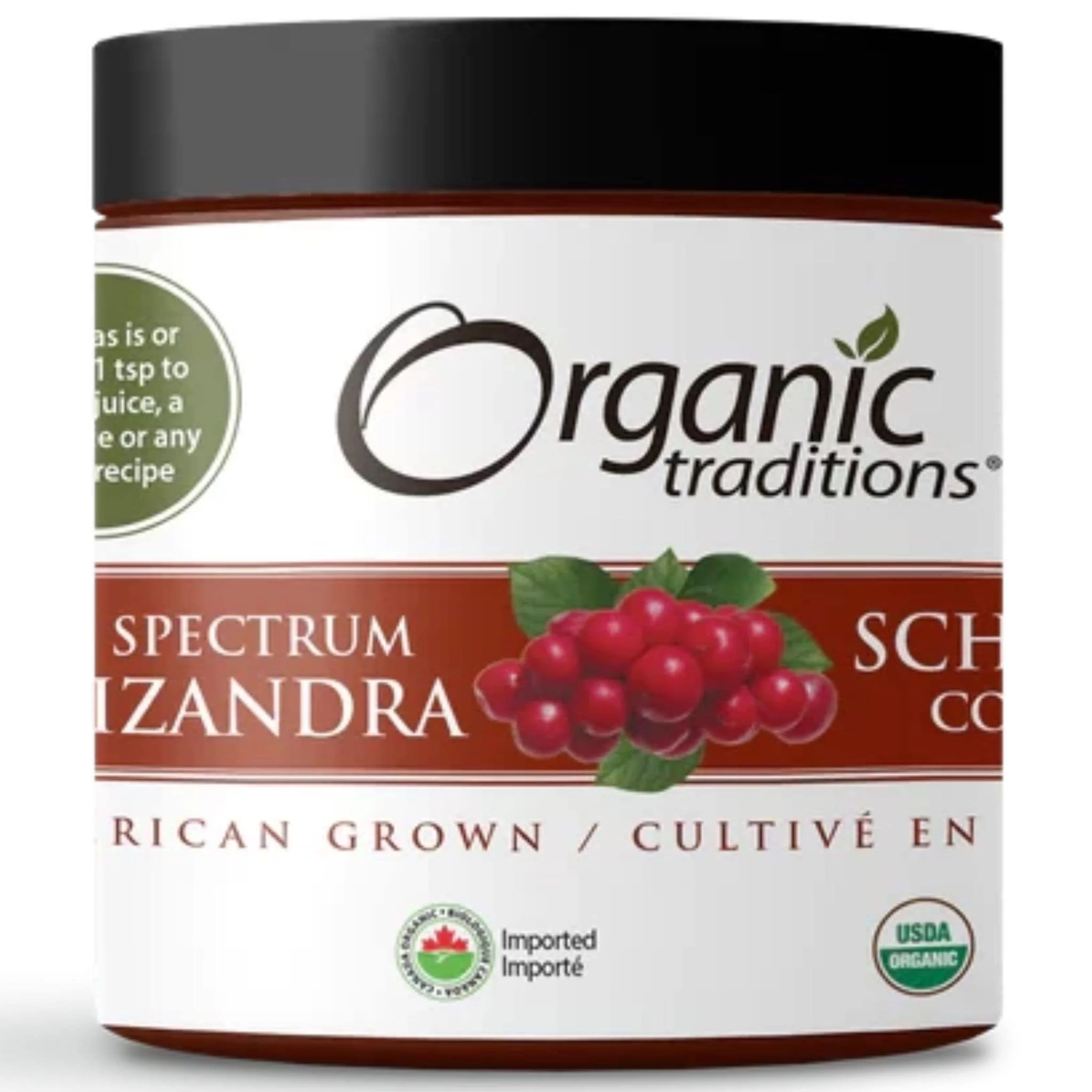 Organic Traditions Organic Full Spectrum Schizandra Extract, 42g