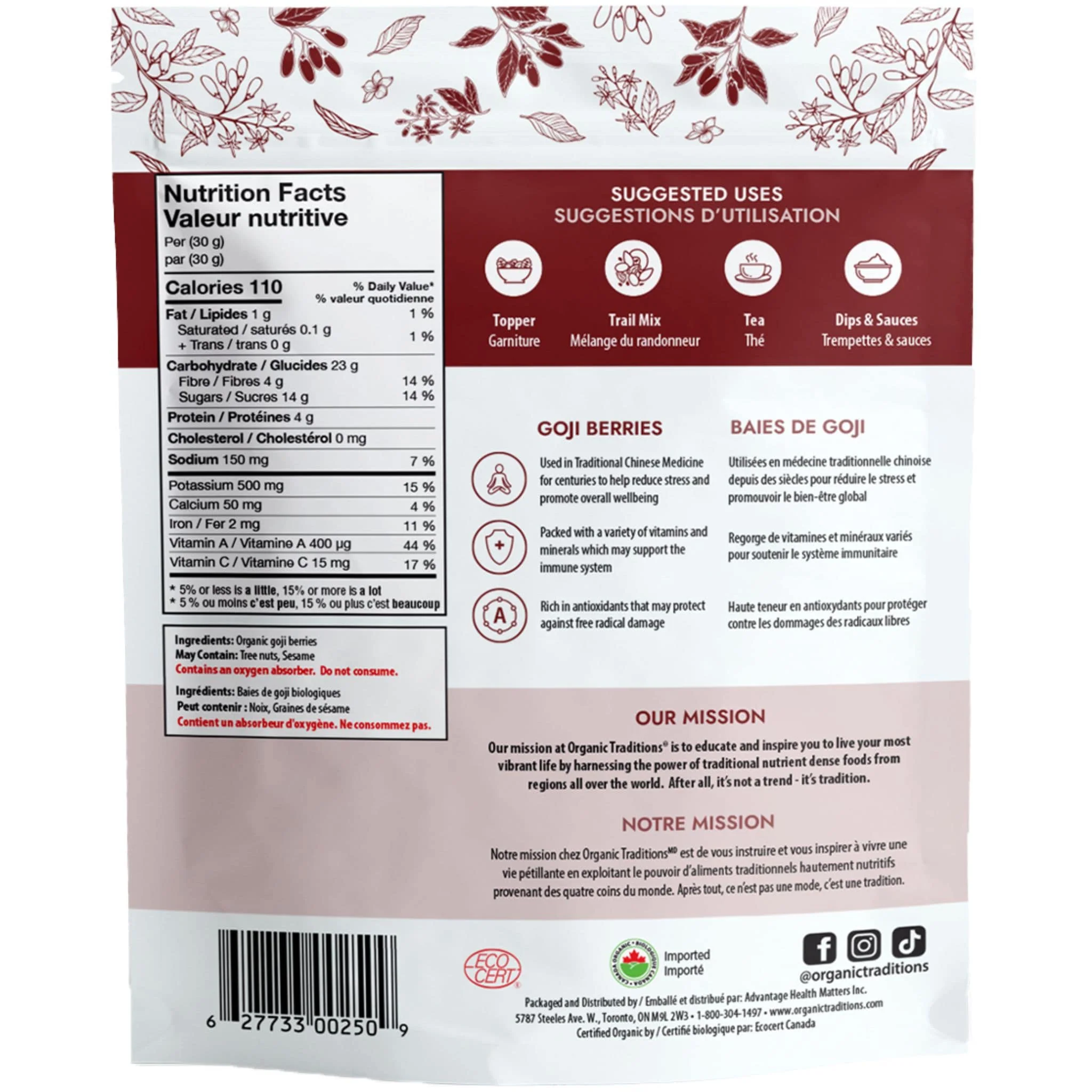 Organic Traditions Goji Berries - Image 4
