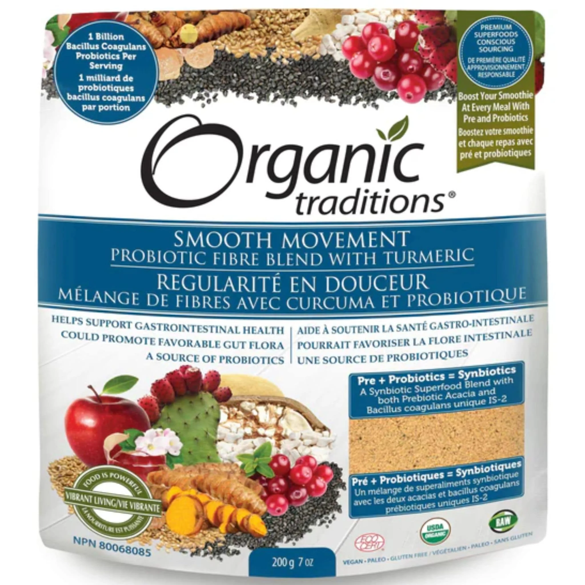 Organic Traditions Probiotic Smoothie Mix, 200g - Image 4