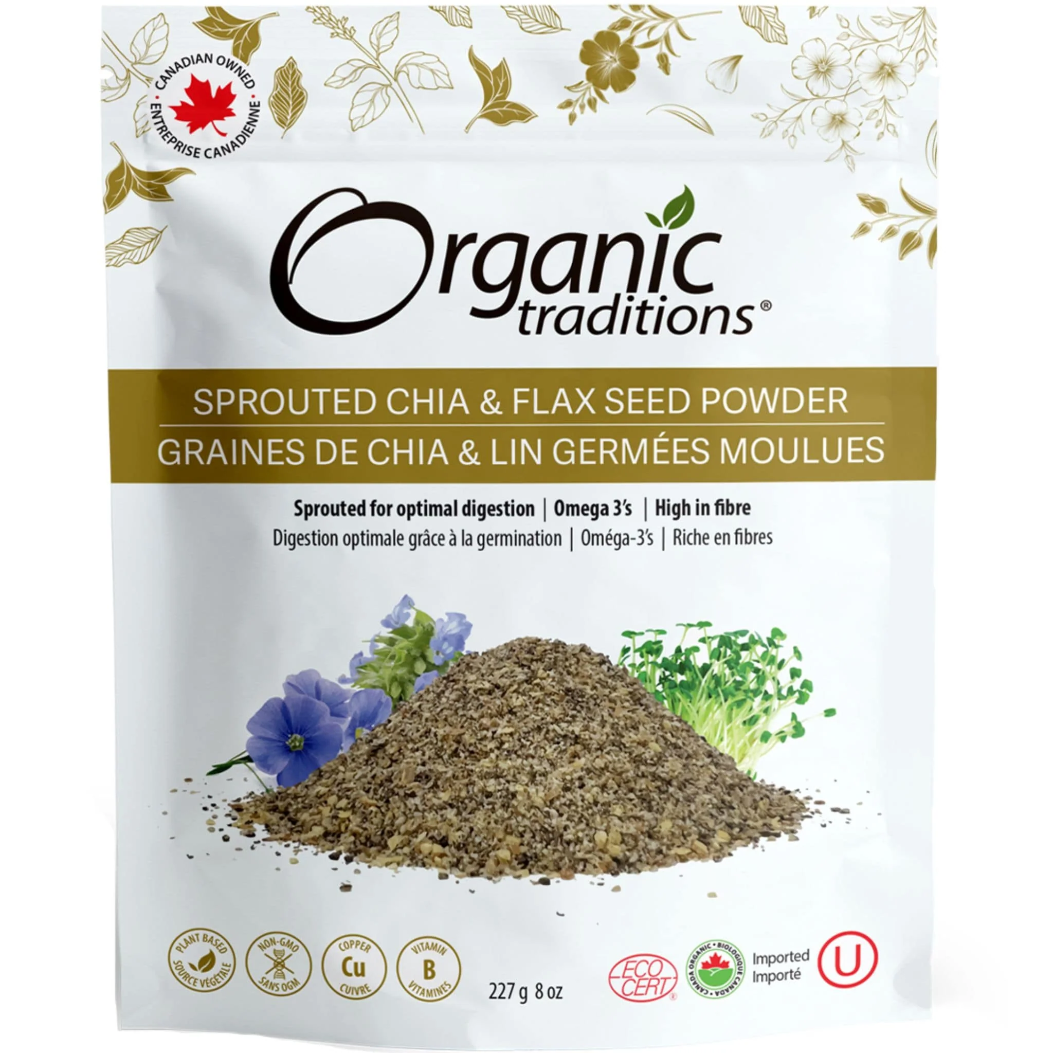 Organic Traditions Sprouted Chia/Flax