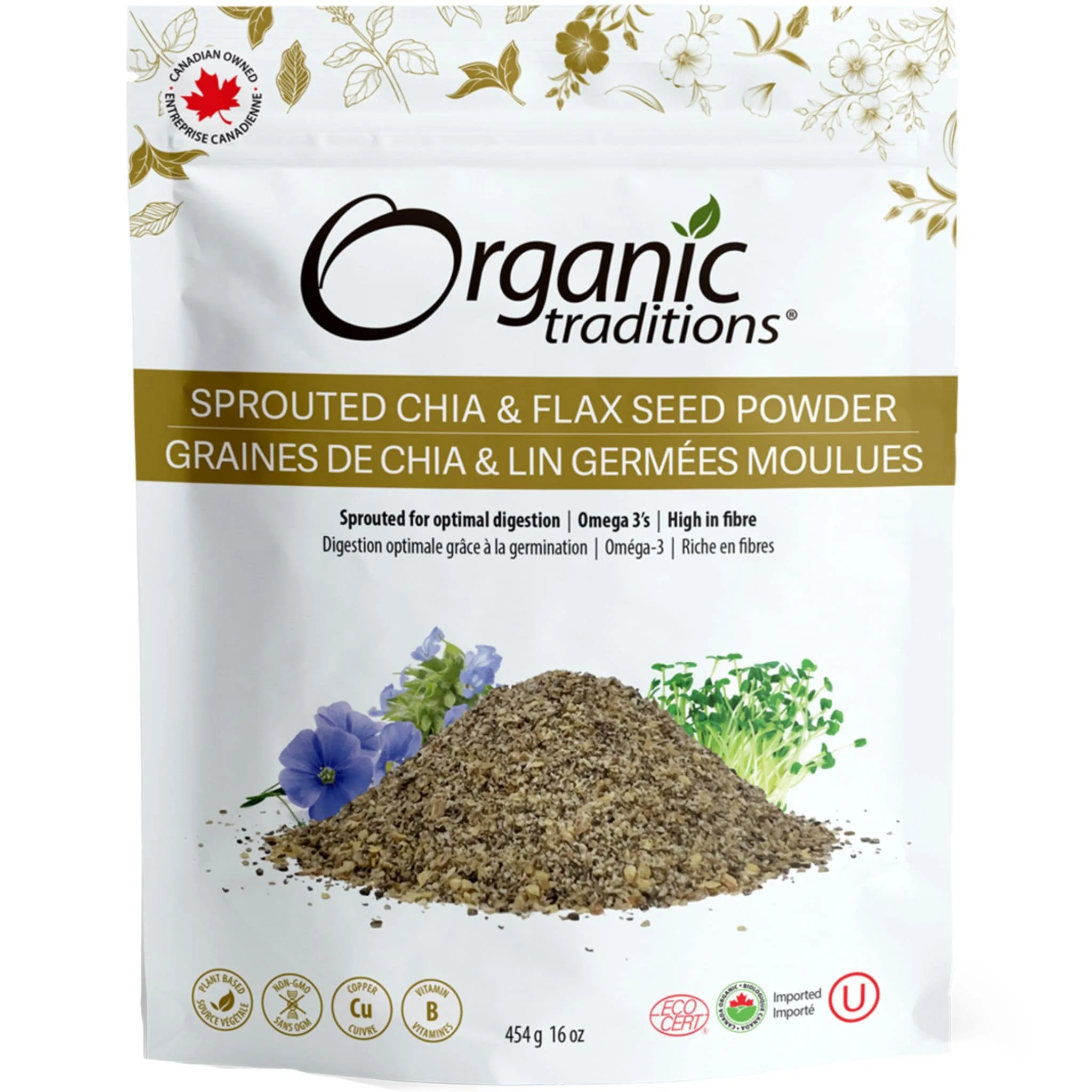 Organic Traditions Sprouted Chia/Flax - Image 7