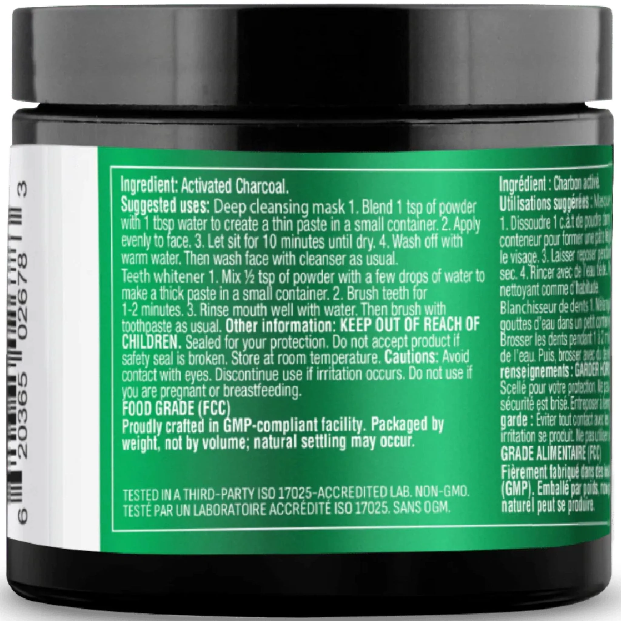 Organika Activated Charcoal Powder - Image 3