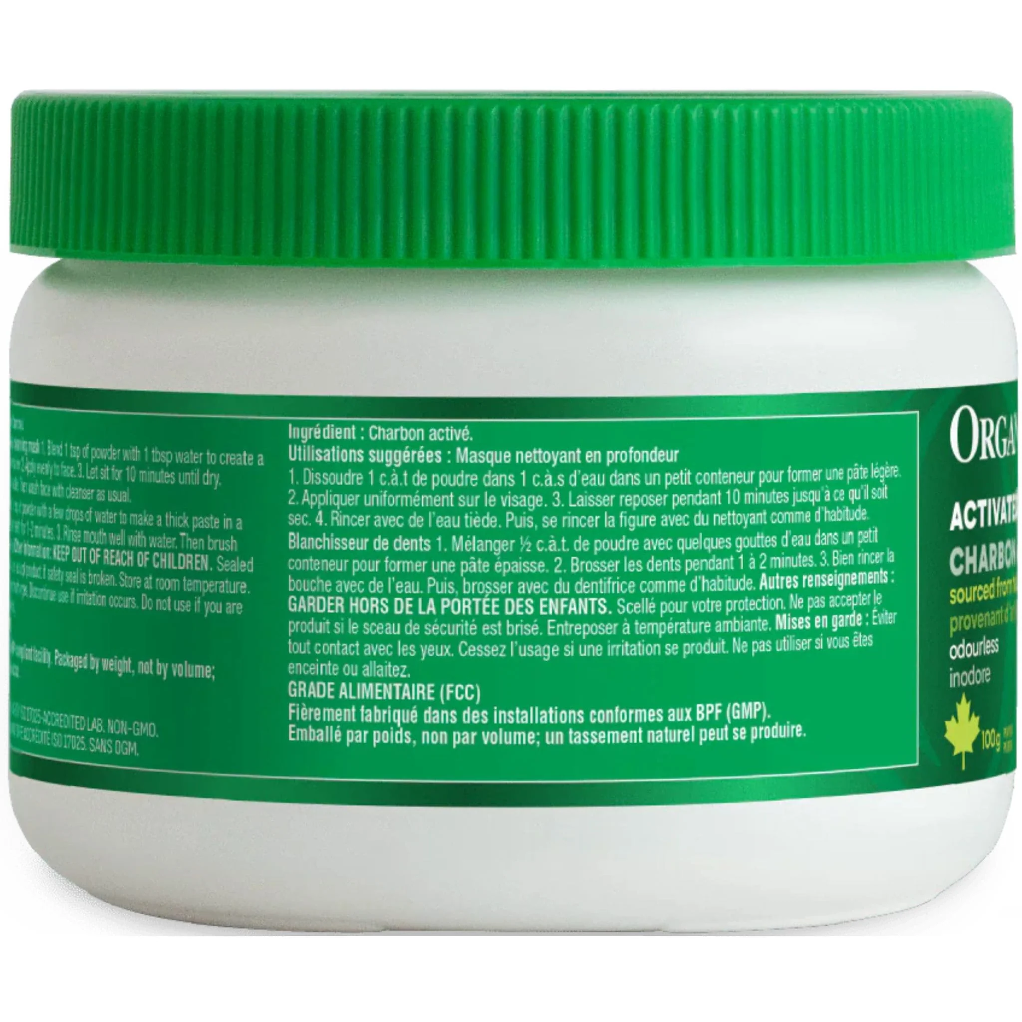 Organika Activated Charcoal Powder - Image 9