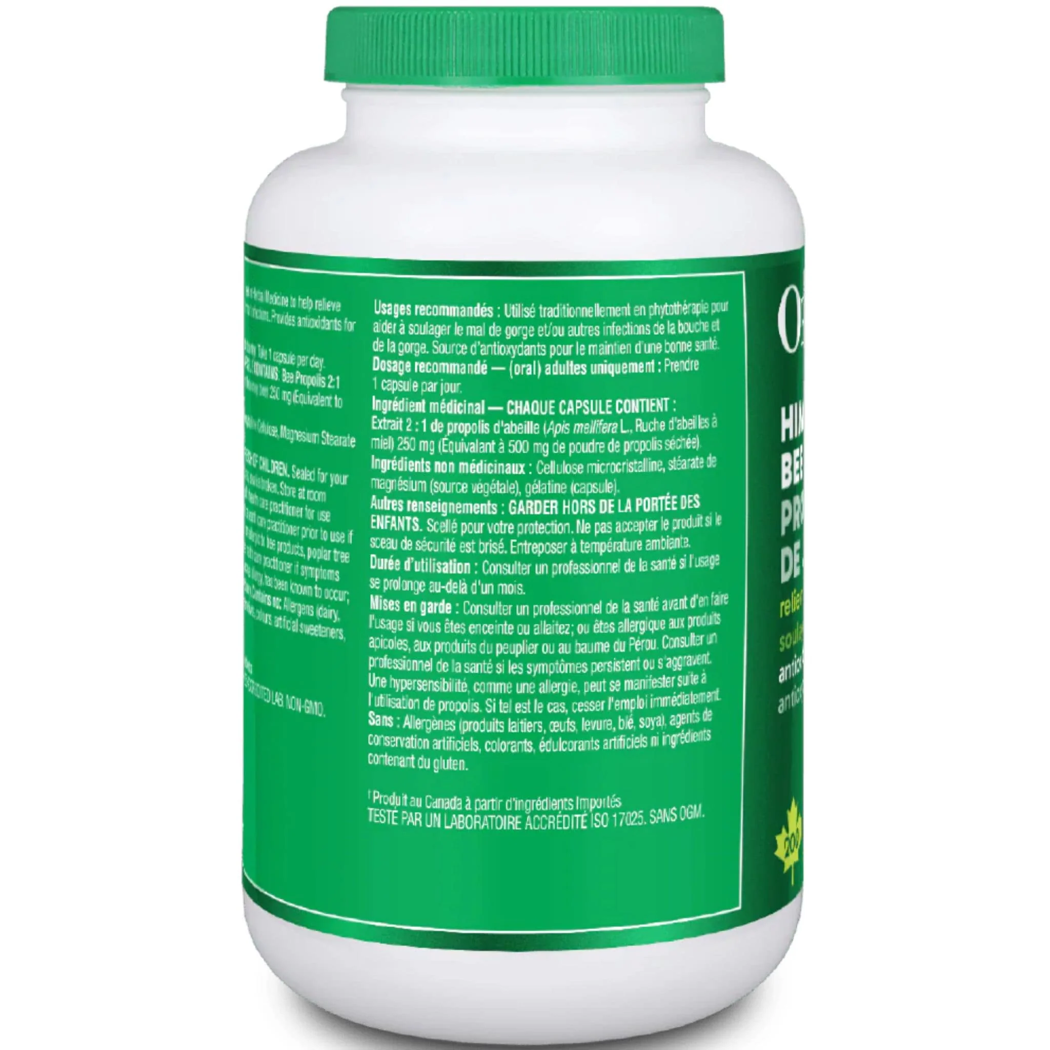 Organika Himalayan Bee Propolis 500mg Capsules - Image 4