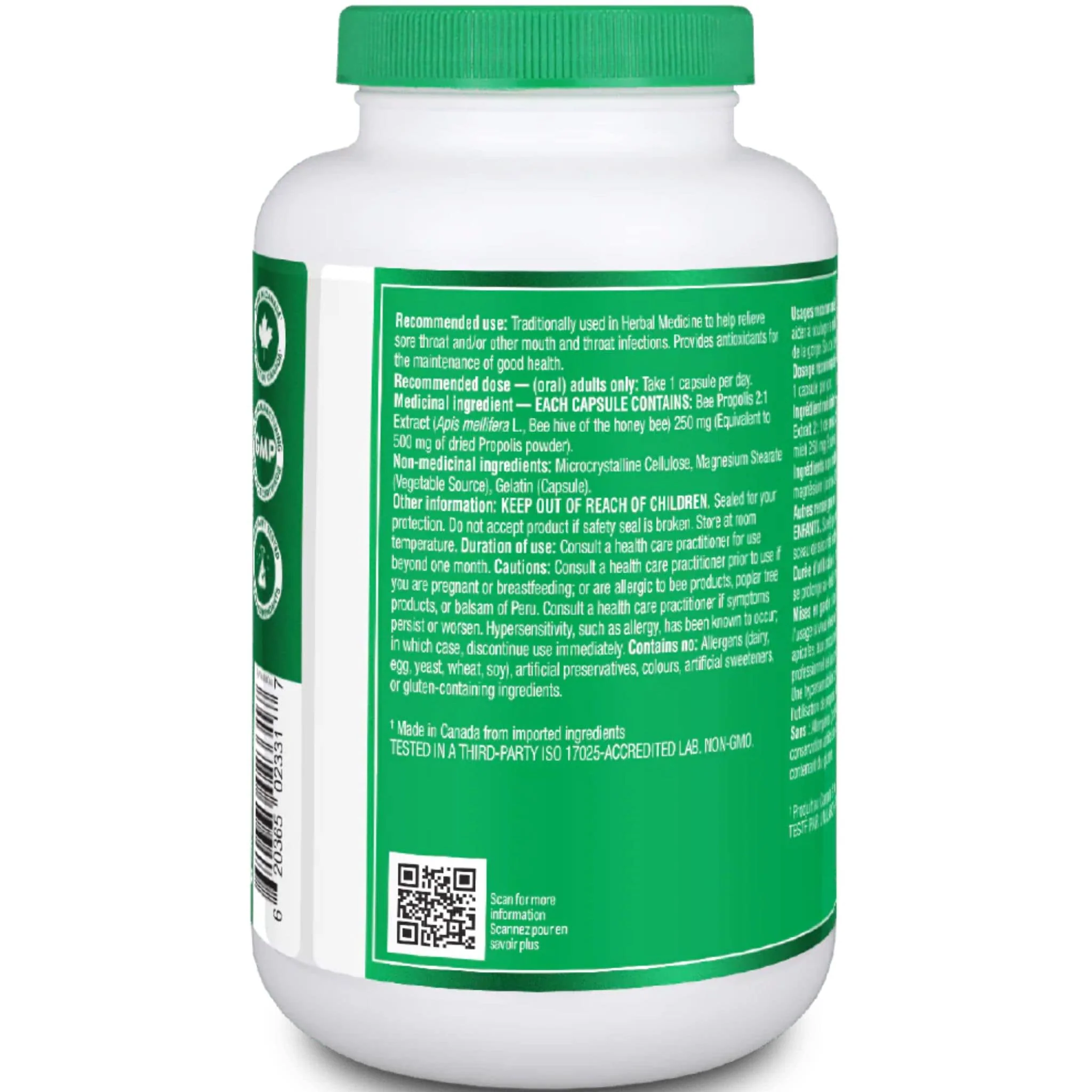 Organika Himalayan Bee Propolis 500mg Capsules - Image 5