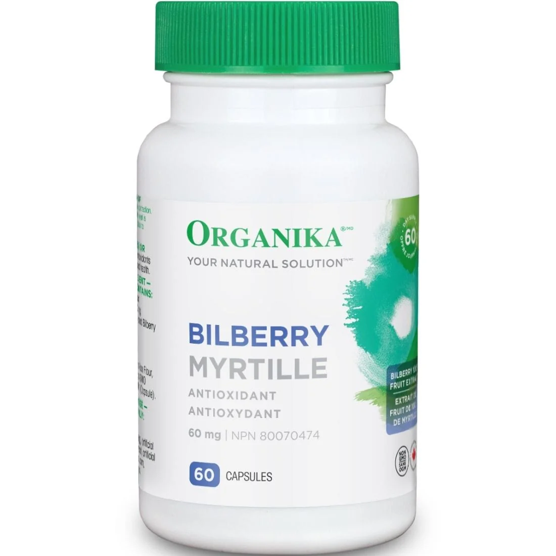 Organika Bilberry Extract, 60mg - Image 2