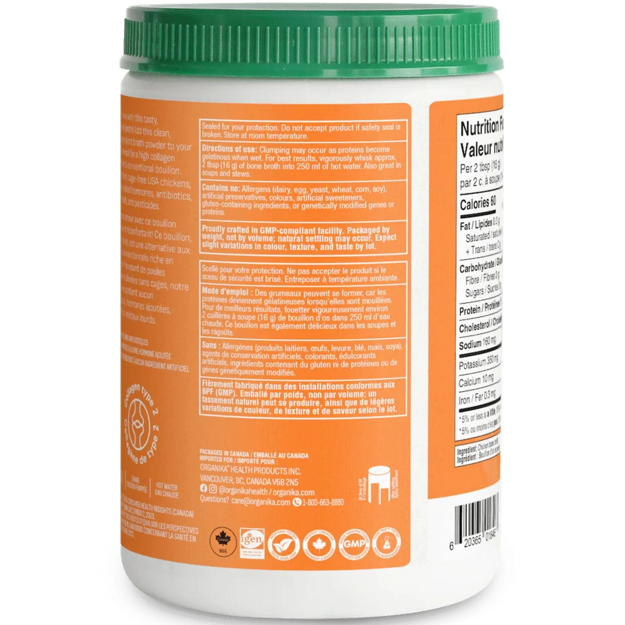 Organika Bone Broth Protein Powder, Non-GMO - Image 15