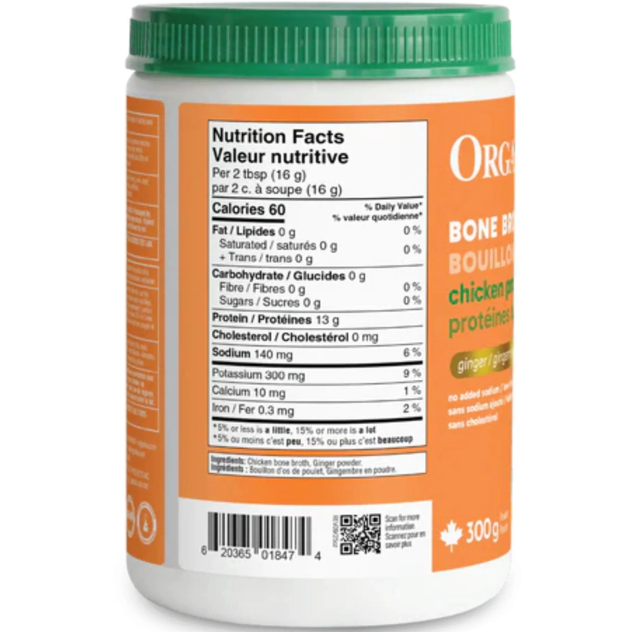 Organika Bone Broth Protein Powder, Non-GMO - Image 8