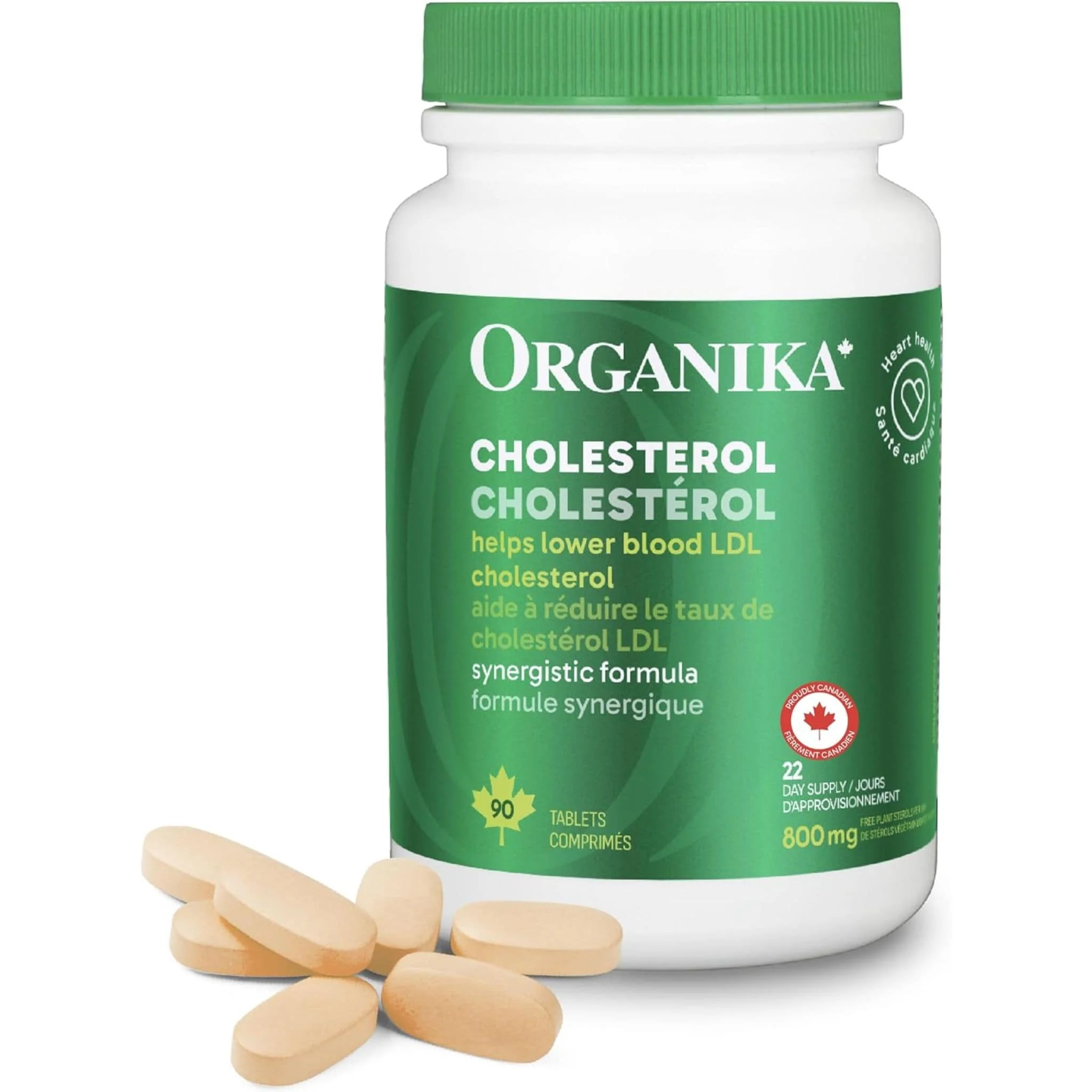 Organika Cholesterol (Lower LDL and Reduce Arterial Plaque), 90 Tablets - Image 2