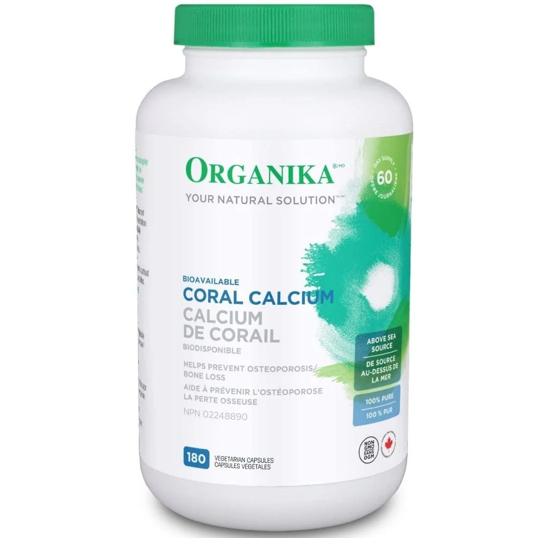 Organika Coral Calcium 210mg (Bioavailable) - Image 3