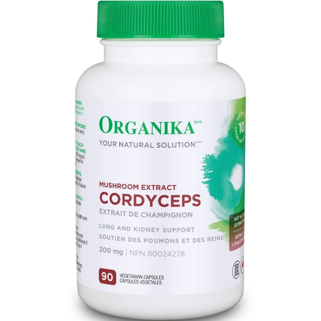 Organika Cordyceps Mushroom Extract 200mg, 90 Vegetarian Capsules CLEARANCE 75% Off Exp 7/26 Final Sale