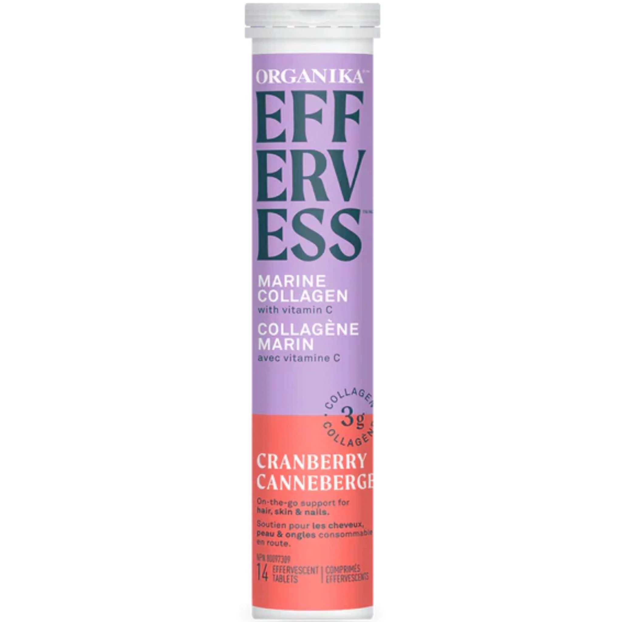 Organika Effervess Marine Collagen and Vitamin C Effervescent Tablets - Image 2