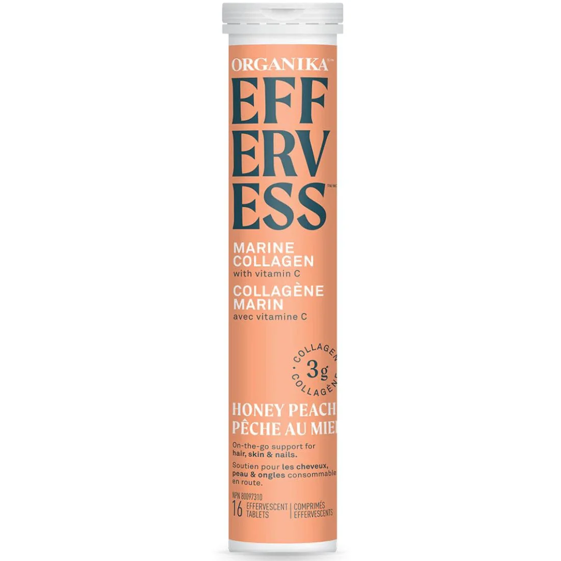 Organika Effervess Marine Collagen and Vitamin C Effervescent Tablets - Image 6