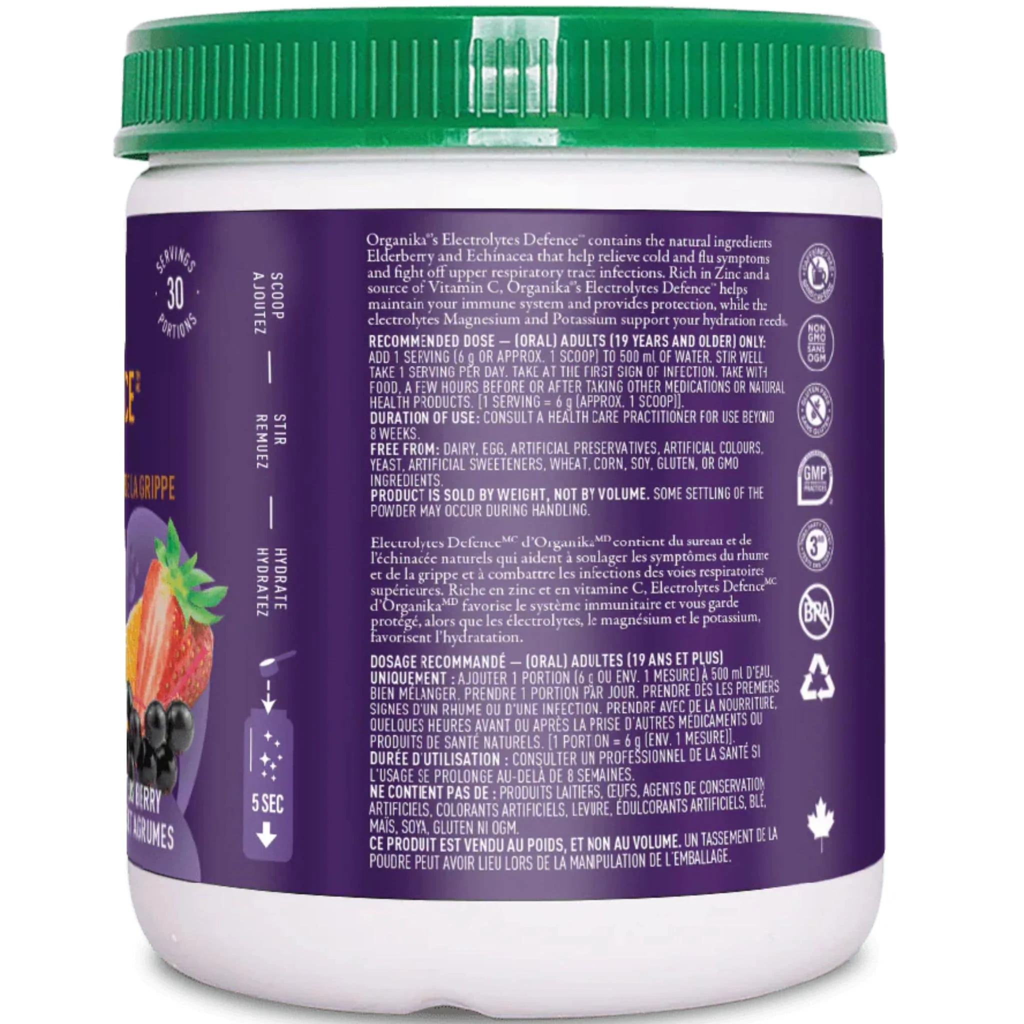 Organika Electrolytes Defence with Elderberry & Echinacea - Image 4