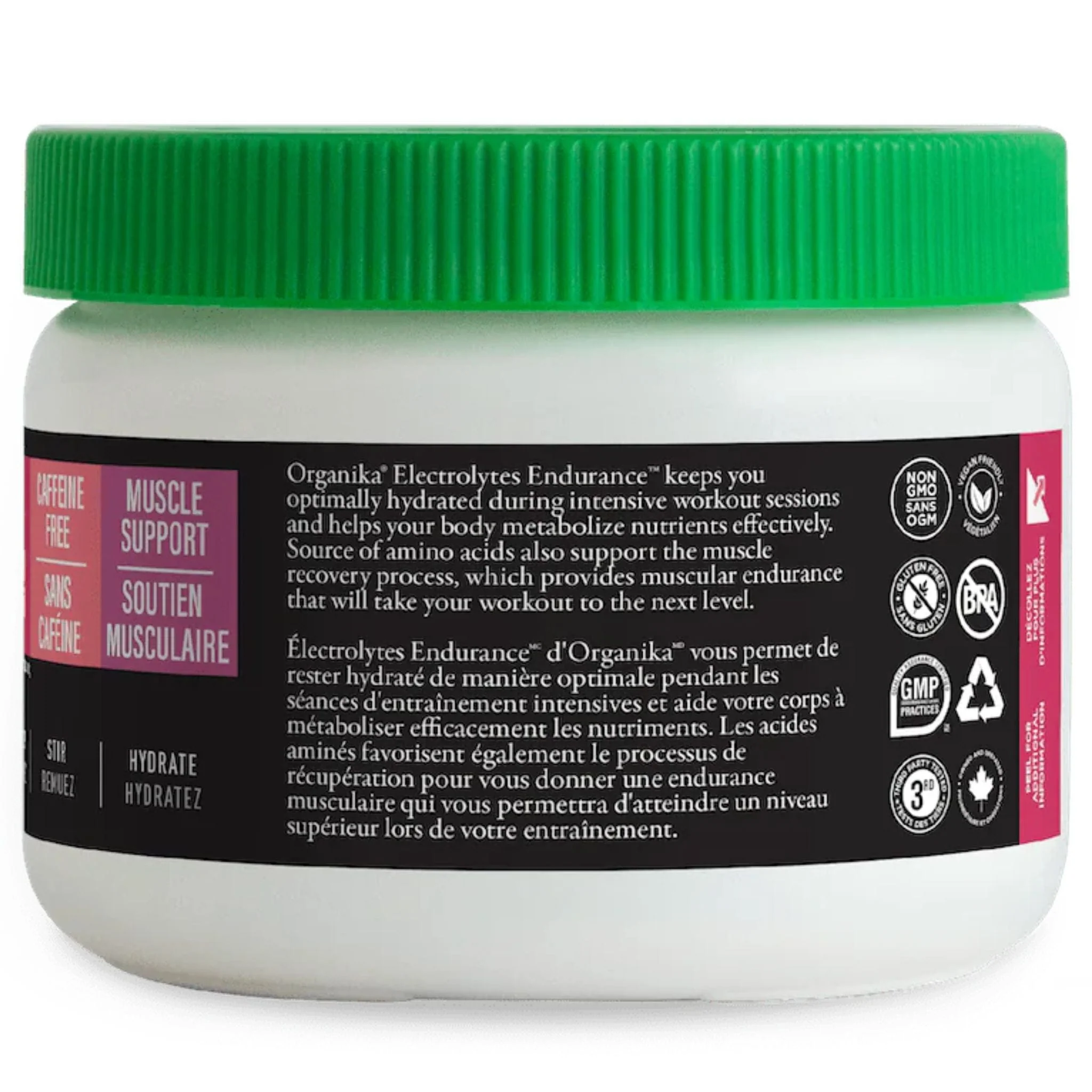 Organika Electrolytes Endurance Sugar Free Pre Workout With Beta Alanine and Carnitine, 180g - Image 3