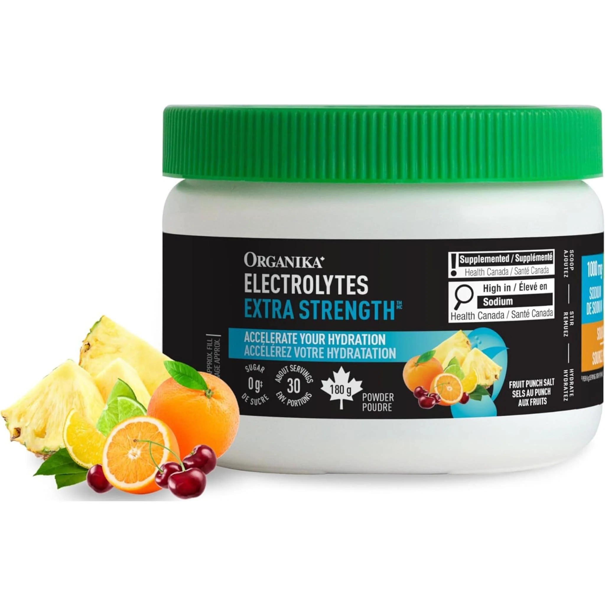 Organika Electrolytes Extra Strength Powder, 180g - Image 13