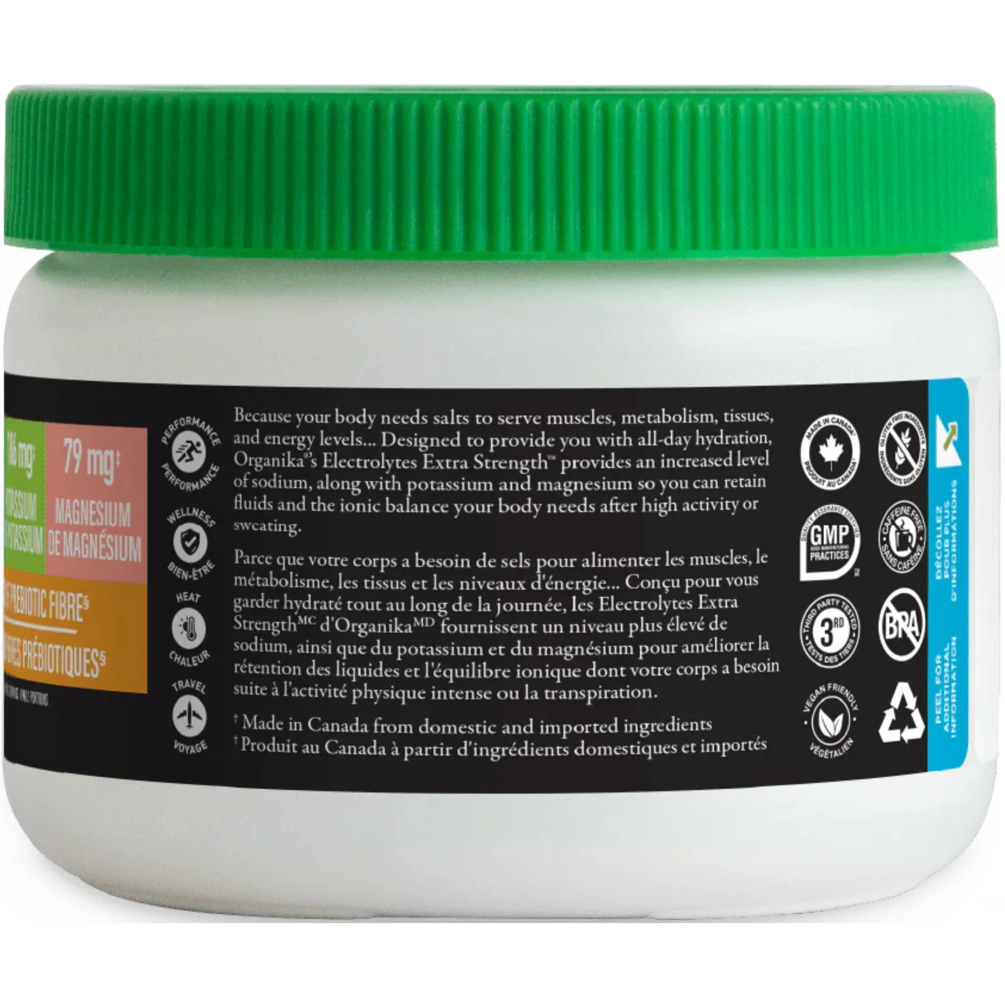 Organika Electrolytes Extra Strength Powder, 180g - Image 15
