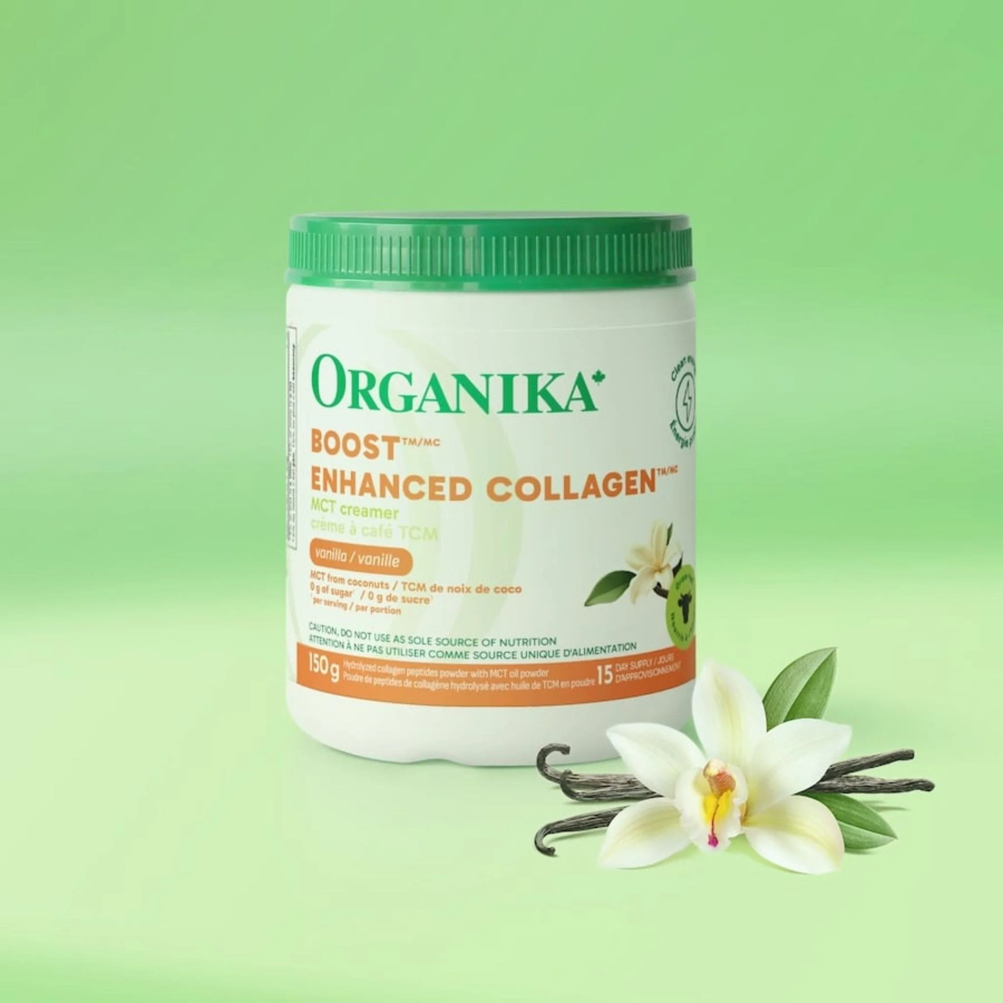 Organika Enhanced Collagen Boost with MCT Oil (Keto Collagen Creamer), 150g - Image 11