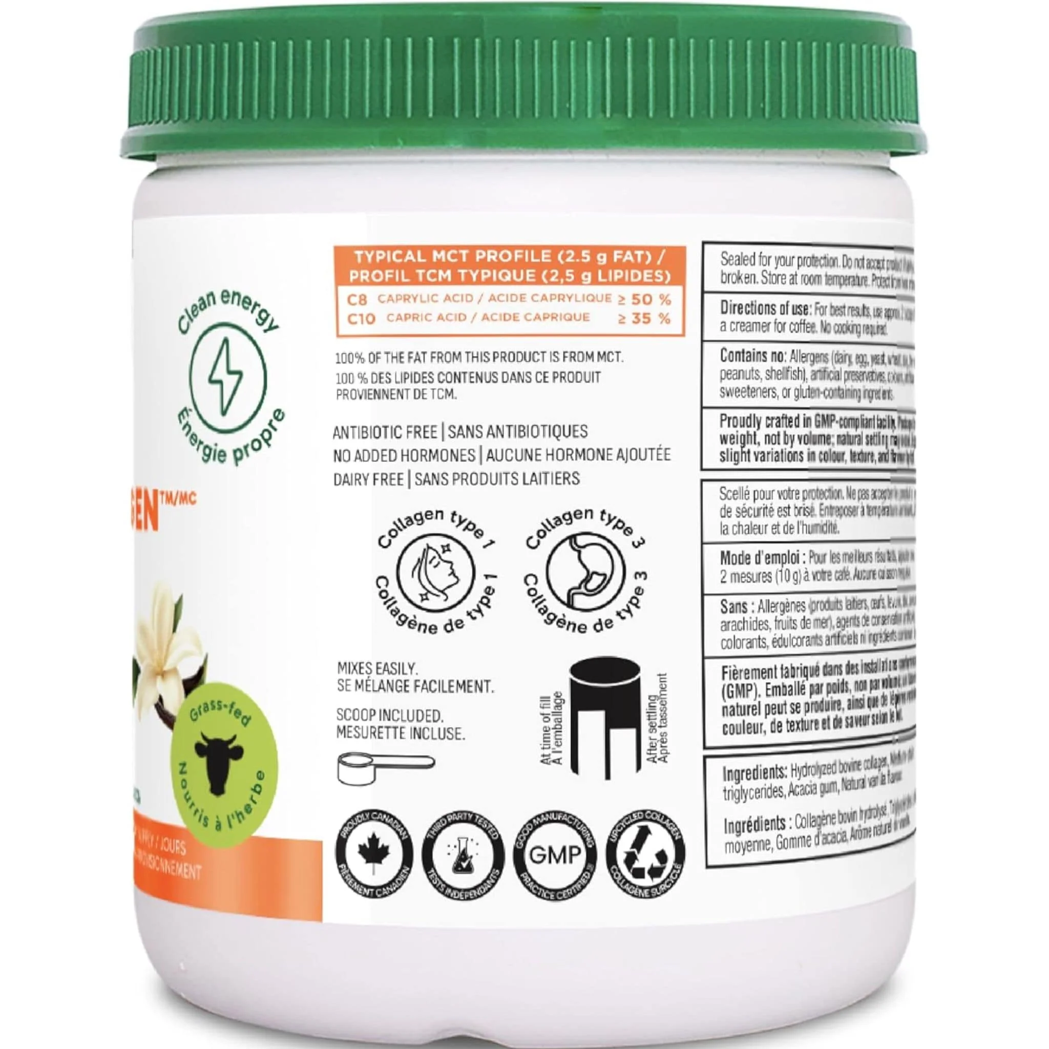Organika Enhanced Collagen Boost with MCT Oil (Keto Collagen Creamer), 150g - Image 5