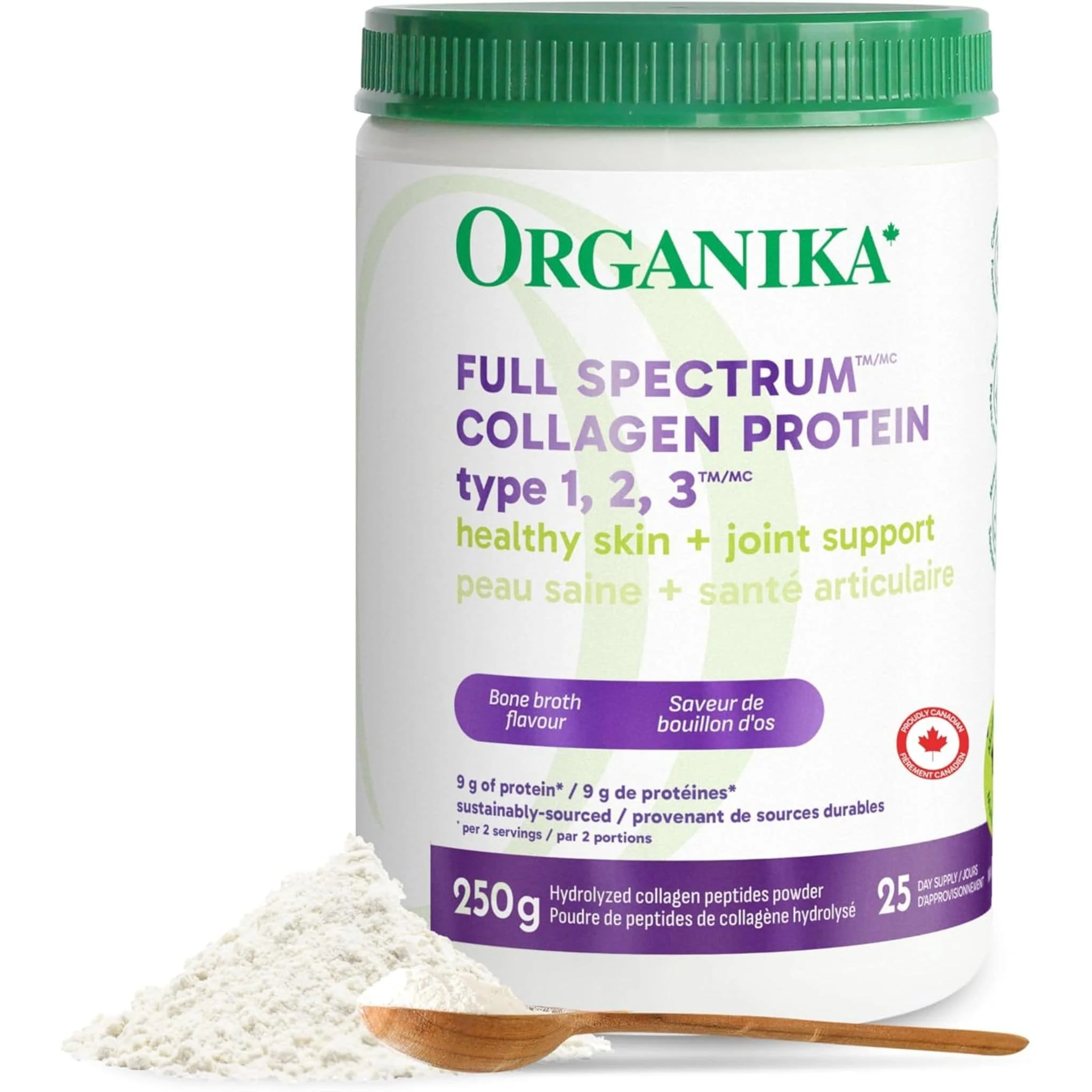 Organika Full Spectrum Collagen Type 1, 2, 3 (Bovine, Marine & Bone Broth) - Image 2