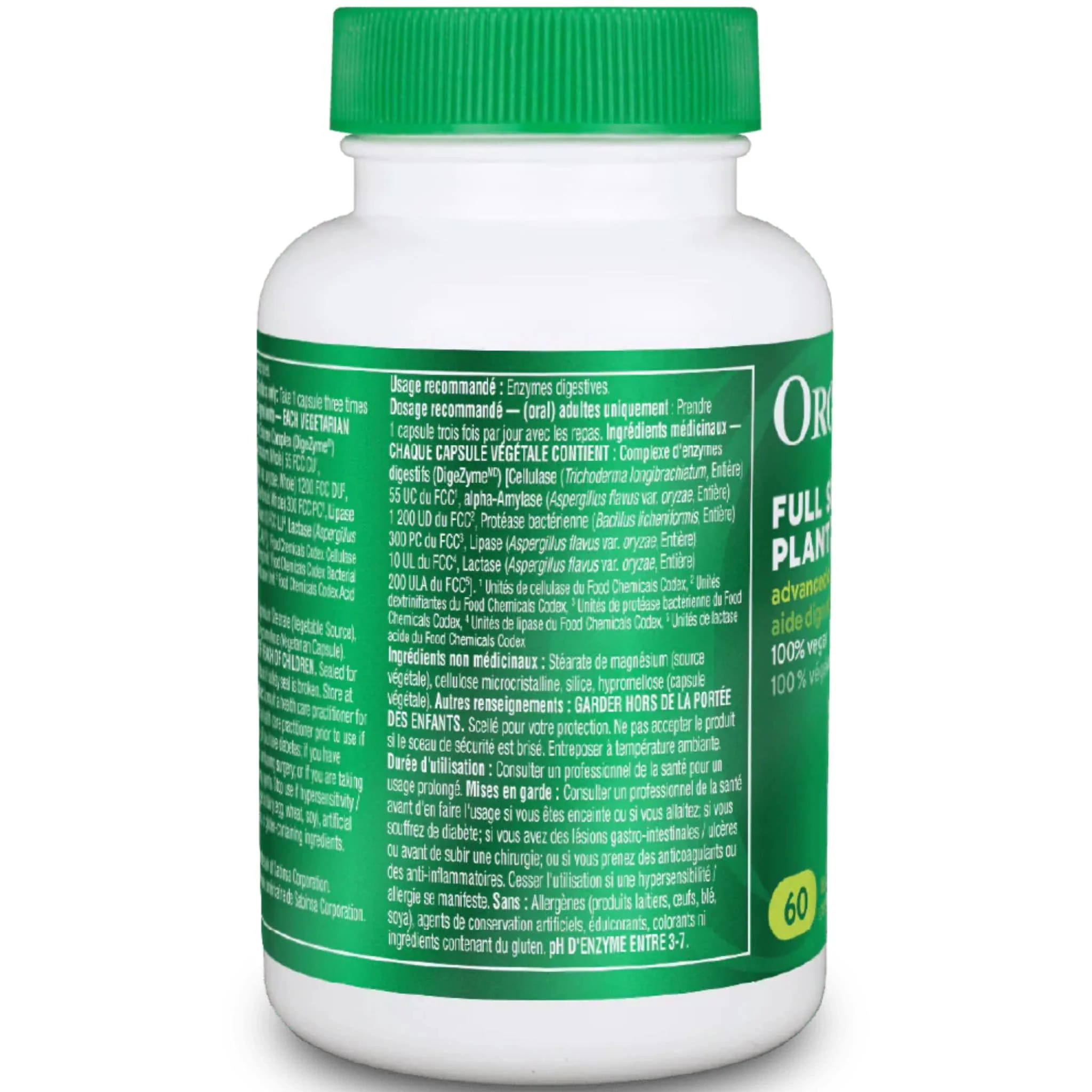 Organika Full Spectrum Plant Enzymes 500mg - Image 10