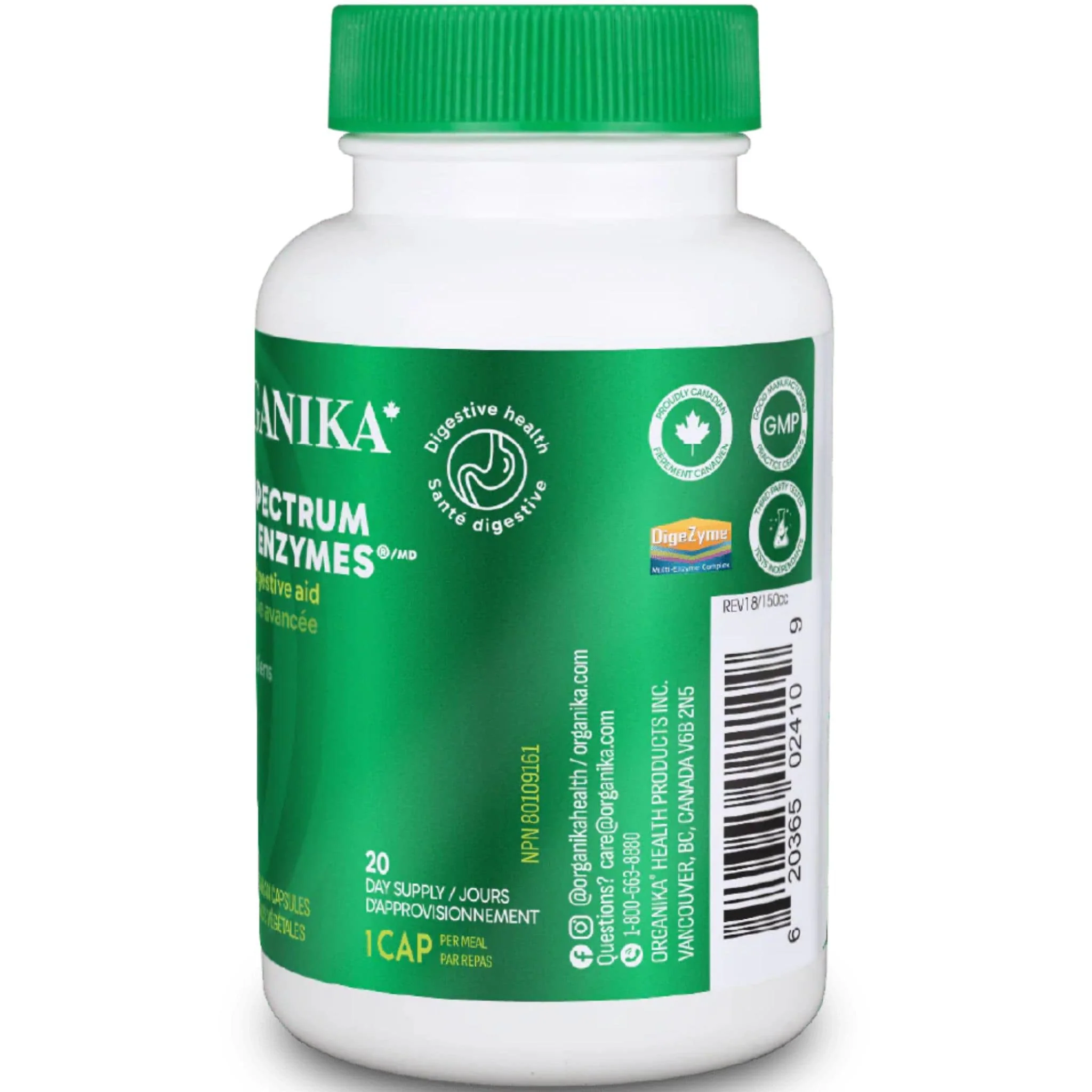 Organika Full Spectrum Plant Enzymes 500mg - Image 12