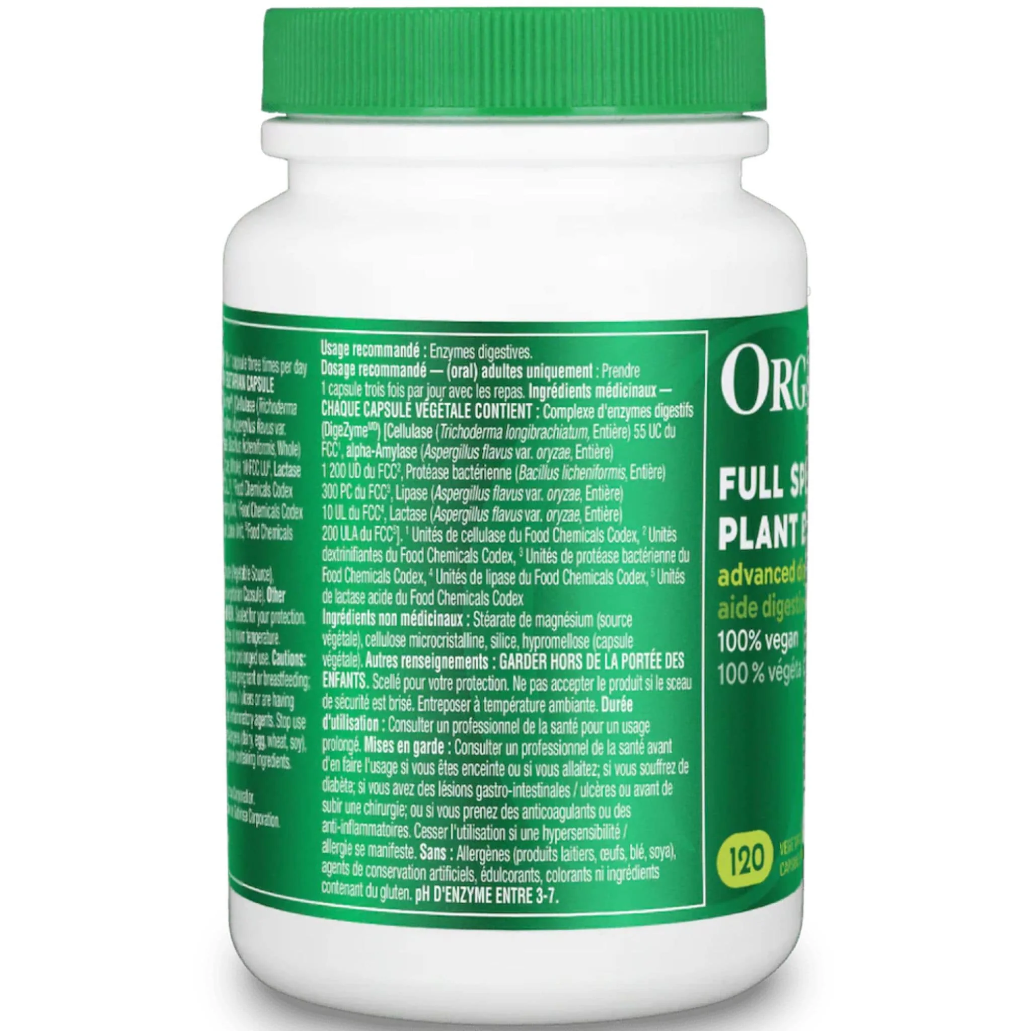 Organika Full Spectrum Plant Enzymes 500mg - Image 2