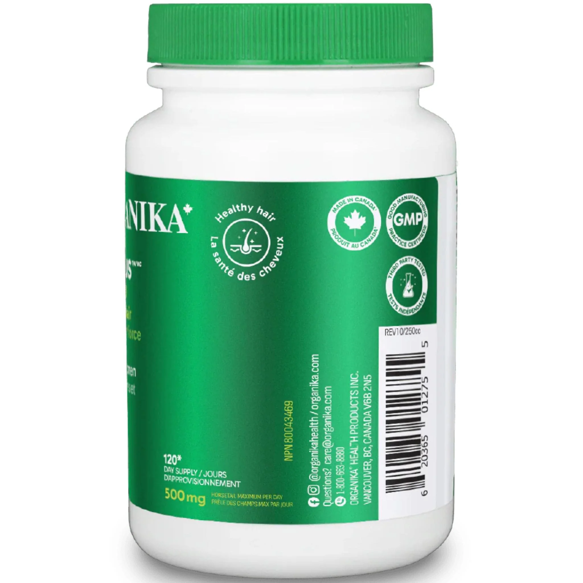 Organika Hair Plus, 480mg - Image 5