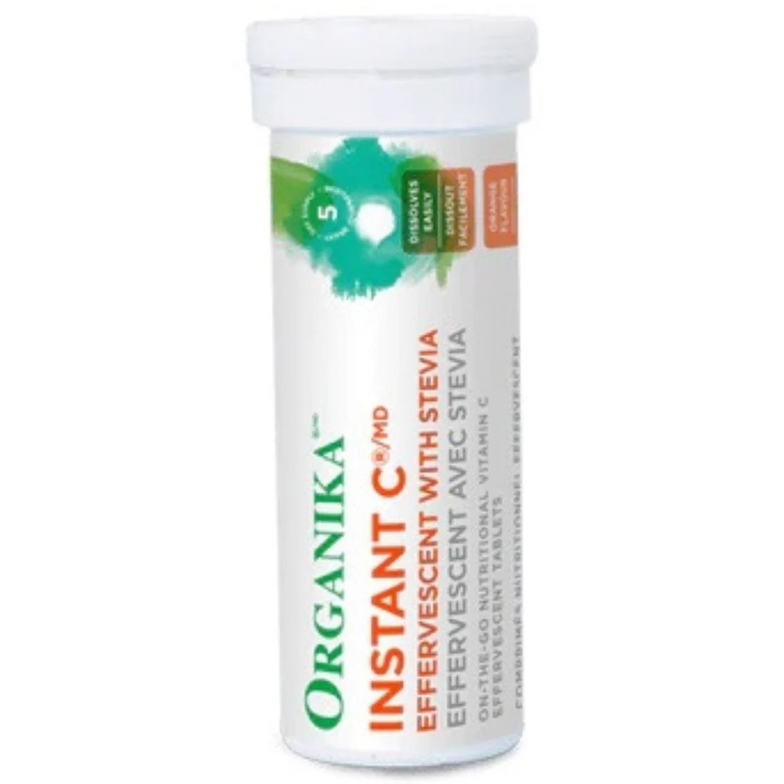 Organika Instant-C Effervescent Vitamin C 1000mg Tablets - Image 2