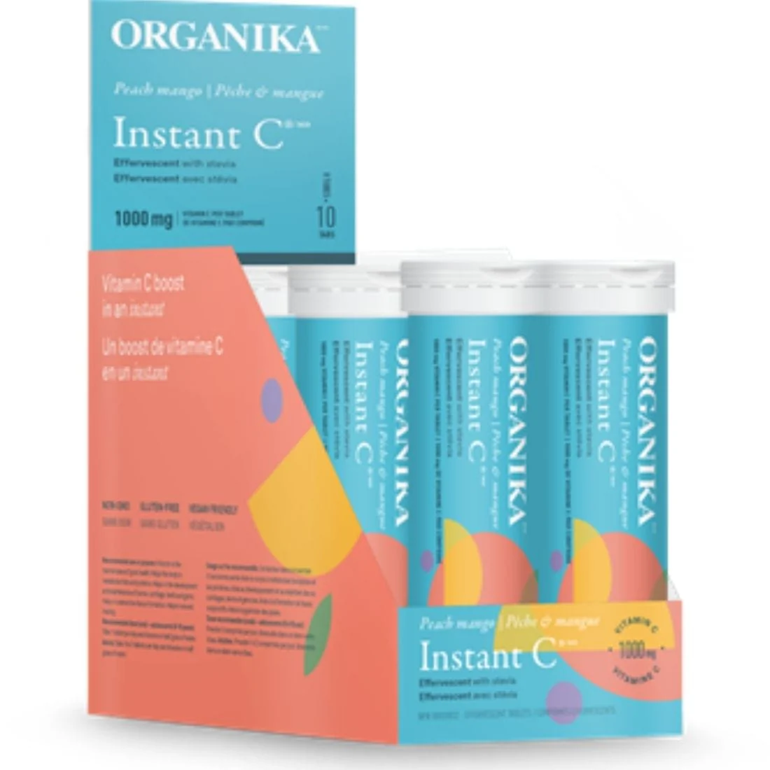 Organika Instant-C Effervescent Vitamin C 1000mg Tablets - Image 6