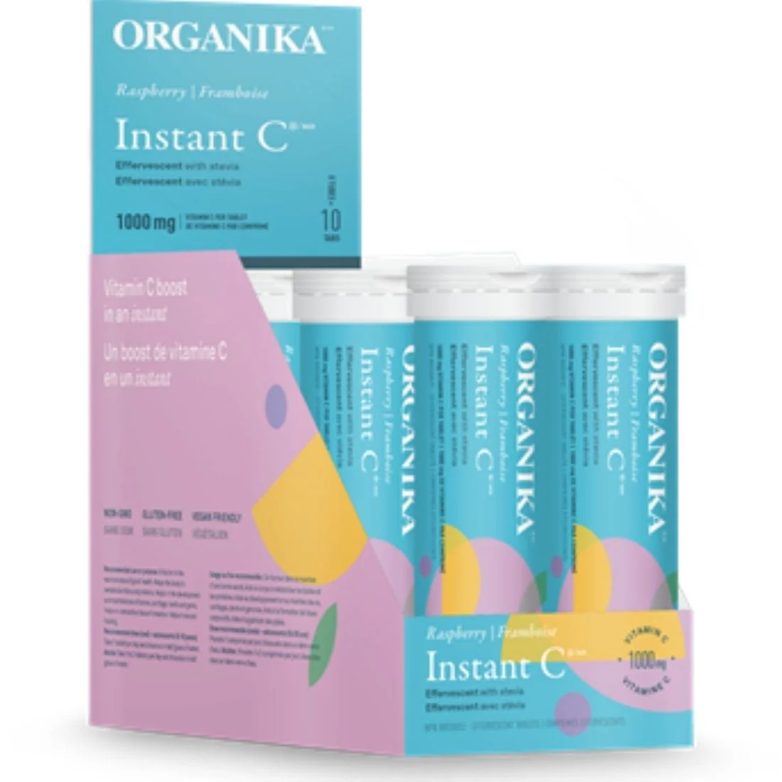 Organika Instant-C Effervescent Vitamin C 1000mg Tablets - Image 7