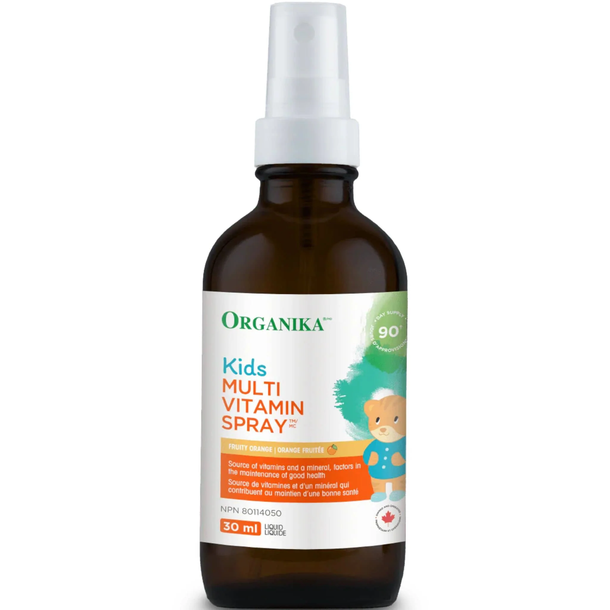 Organika Kids Multivitamin Spray, 30ml