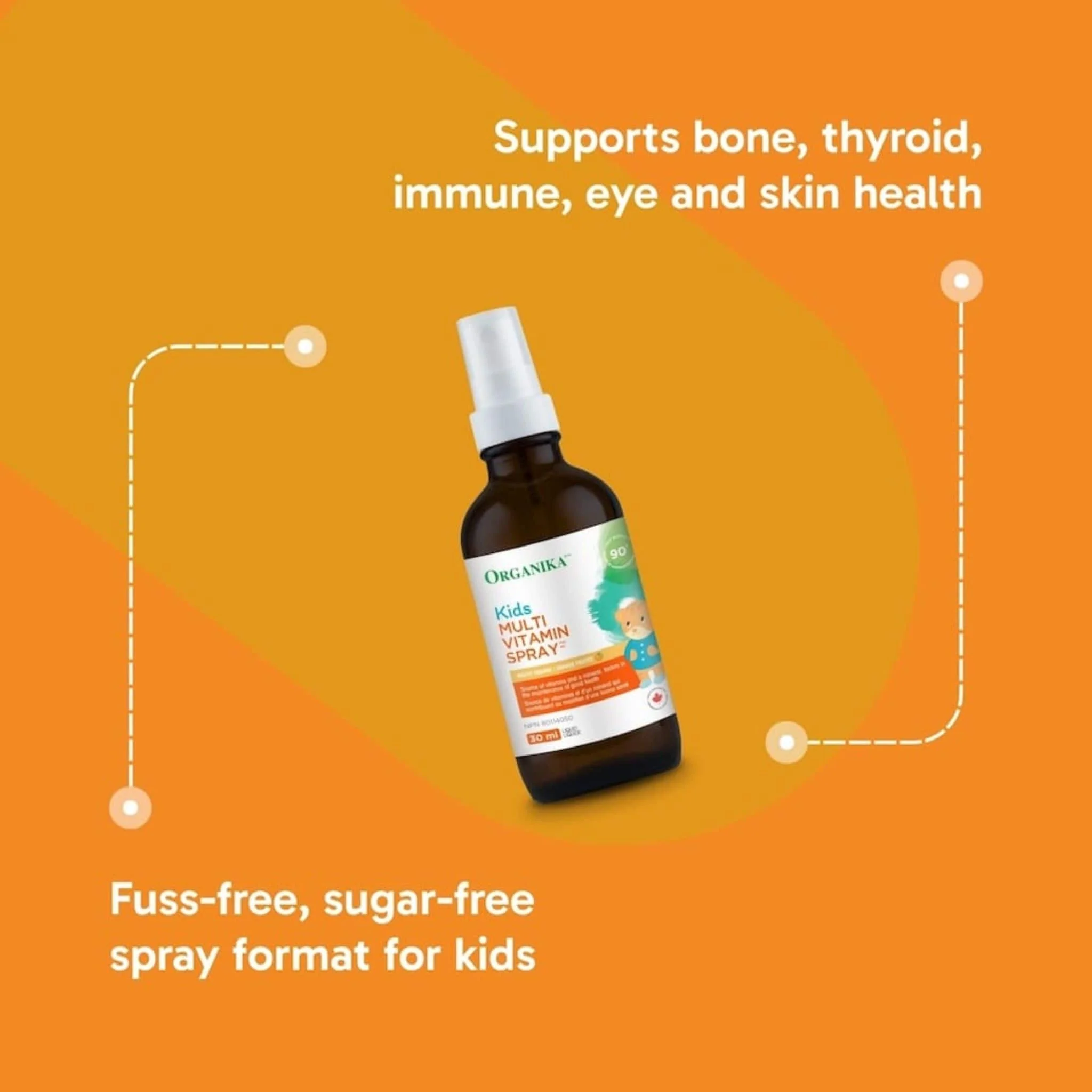Organika Kids Multivitamin Spray, 30ml - Image 5