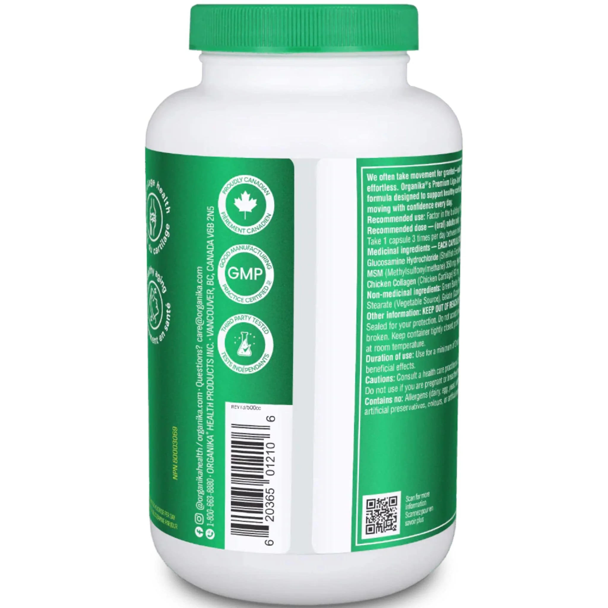 Organika Liga Joint - Premium, 830mg - Image 3