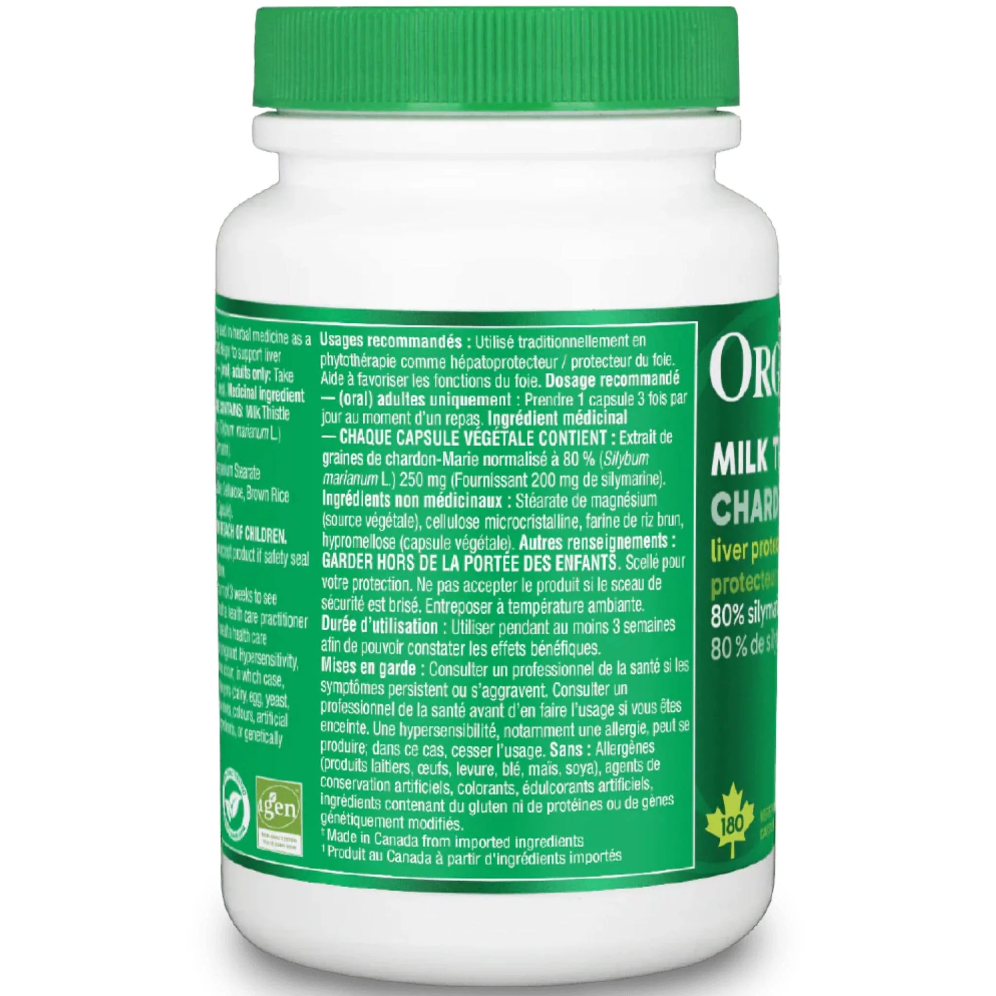 Organika Milk Thistle 250mg Capsules - Image 6
