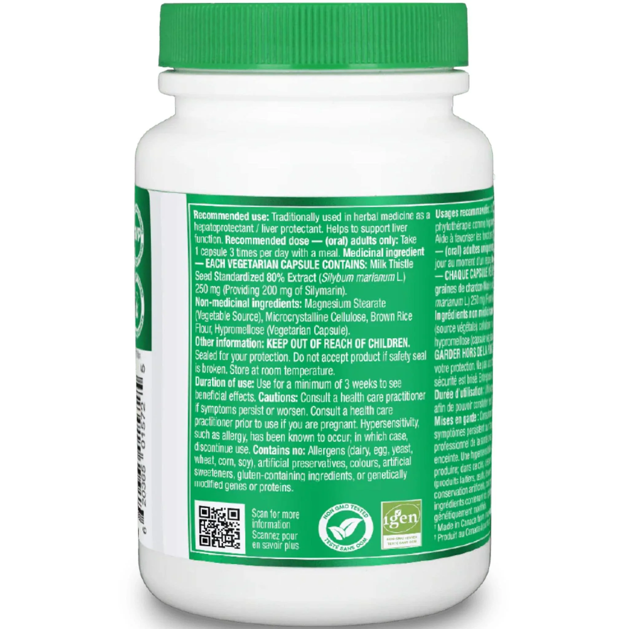 Organika Milk Thistle 250mg Capsules - Image 7