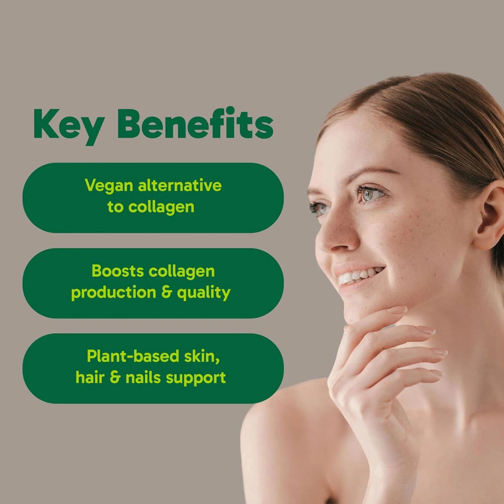 Organika Plant Based Collagen Booster Powder (All Natural), 150g - Image 8