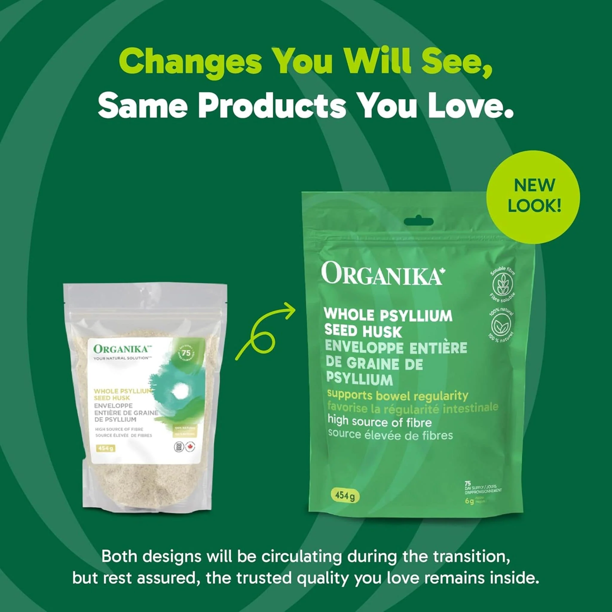 Organika Whole Psyllium Seed Husk, 454g - Image 3