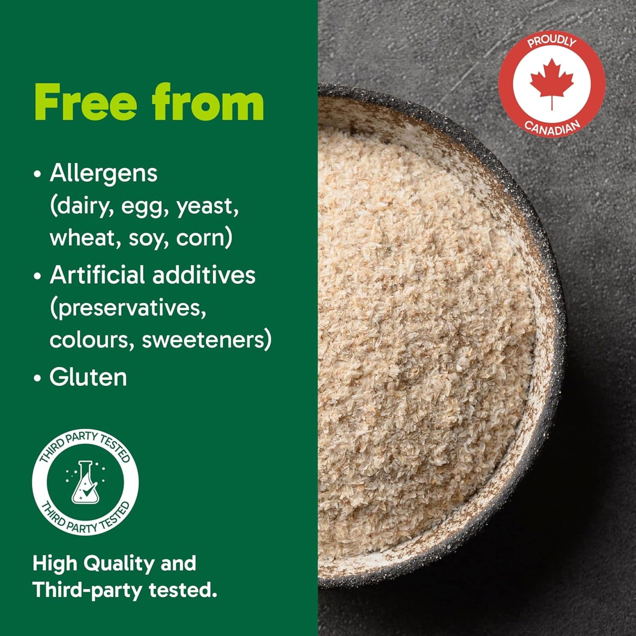 Organika Whole Psyllium Seed Husk, 454g - Image 6