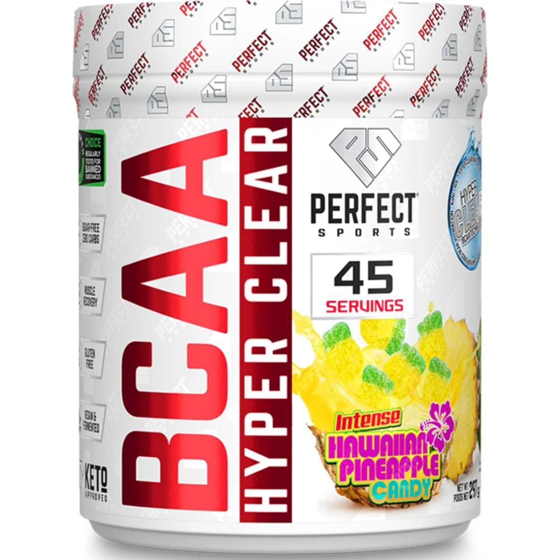 Perfect Sports BCAA Hyperclear (Fermented and Vegan), 45 Servings - Image 4