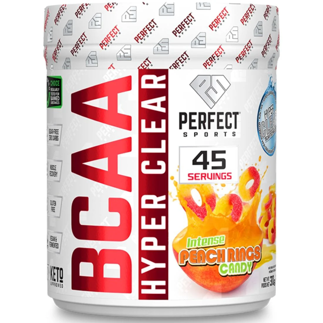 Perfect Sports BCAA Hyperclear (Fermented and Vegan), 45 Servings - Image 5