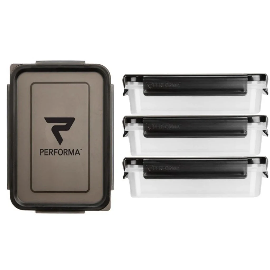PERFORMA Meal Containers, 100% Leak Free, Each Container Holds 710ml (Up to 90% off Final Sale)